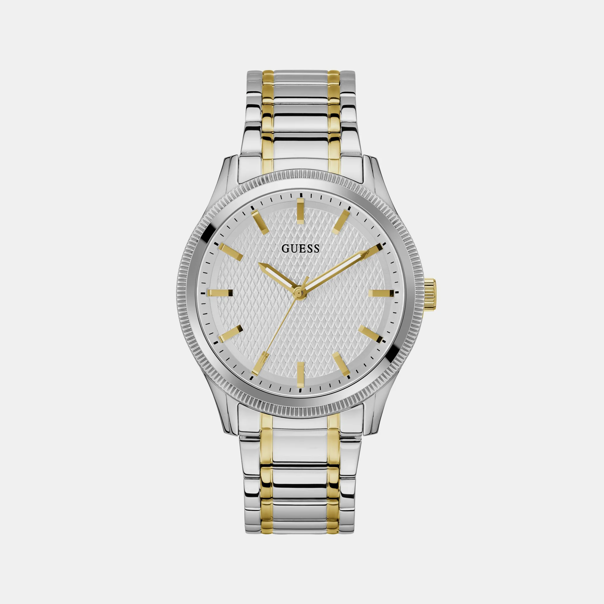 Dex Men Quartz Silver Dial Analog Stainless Steel Watch GW0626G4