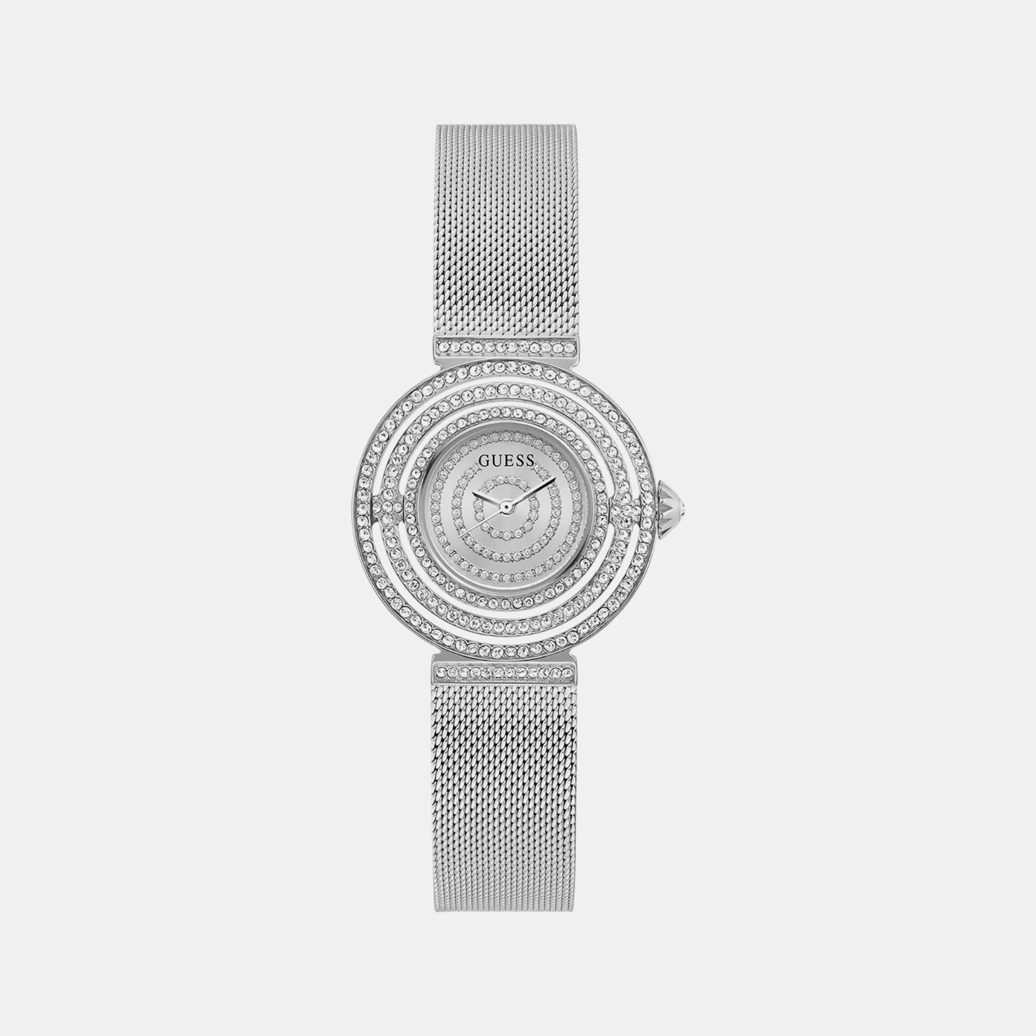 Dream Women Quartz Silver Dial Analog Mesh Watch GW0550L1