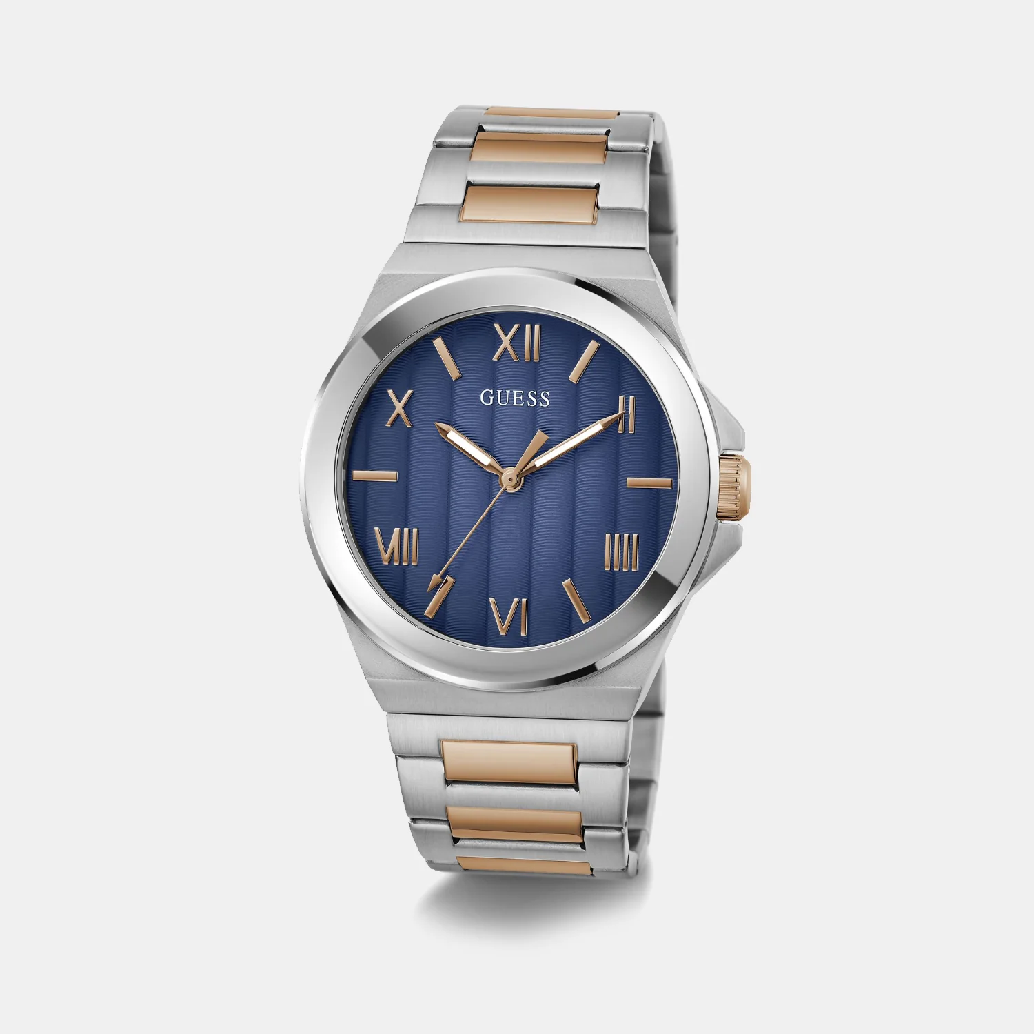 Dress Men Quartz Blue Dial Analog Stainless Steel Watch GW0789G4 - Image 3