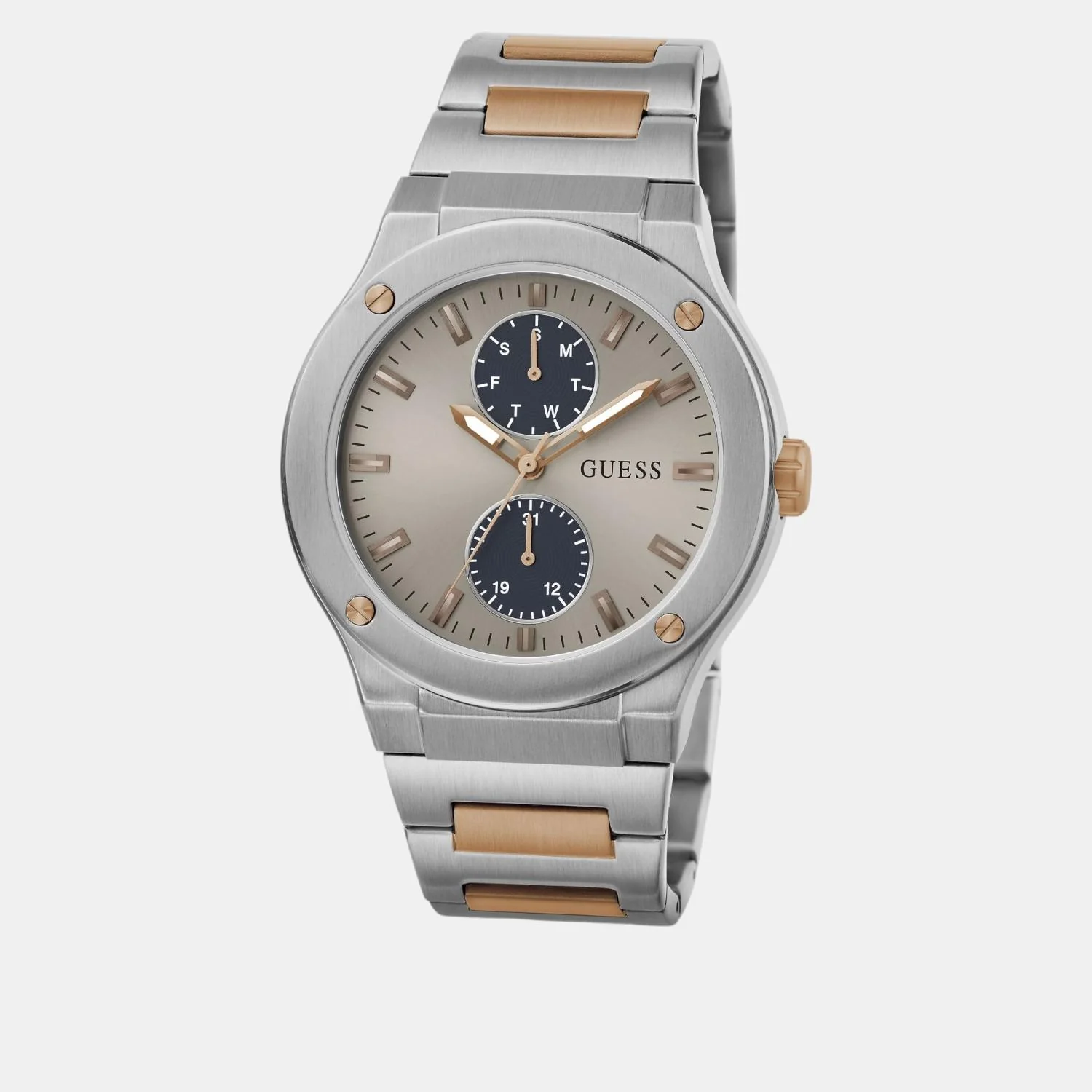 Dress Men Quartz Grey Dial Multi-Function Stainless Steel Watch GW0795G2 - Image 3