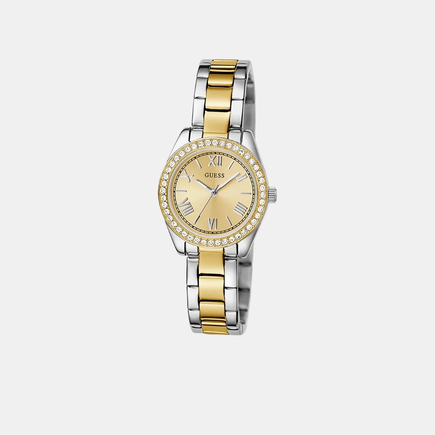 Dress Women Quartz Champagne Dial Analog Stainless Steel Watch GW0841L2 - Image 2