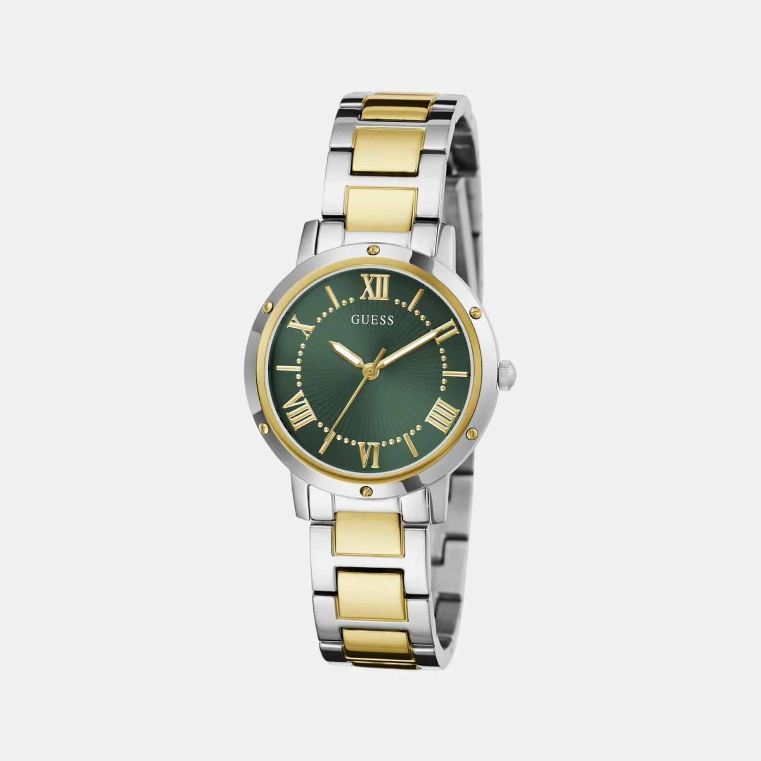 Dress Women Quartz Green Dial Analog Recycled Steel Watch GW0404L5 - Image 2