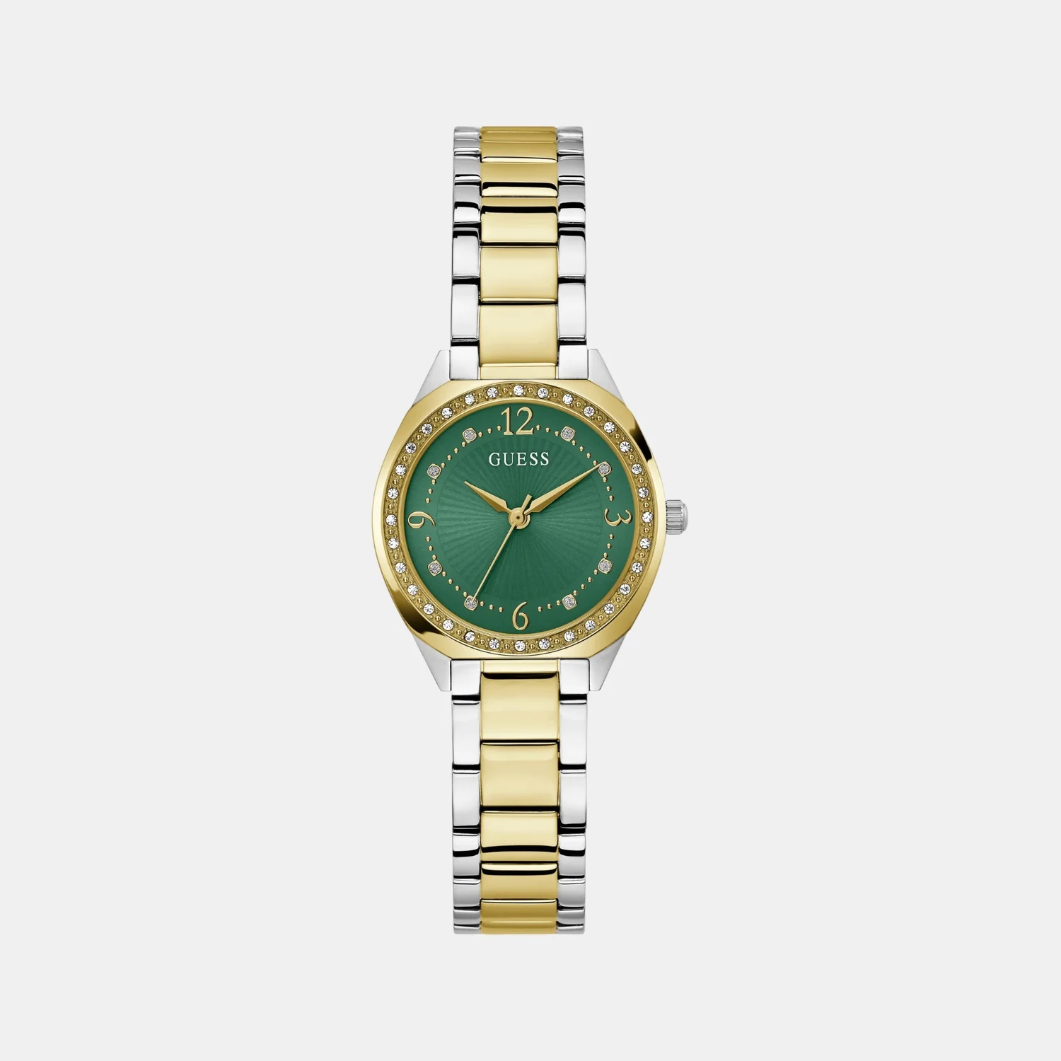Dress Women Quartz Green Dial Analog Stainless Steel Watch GW0767L4 - Image 2