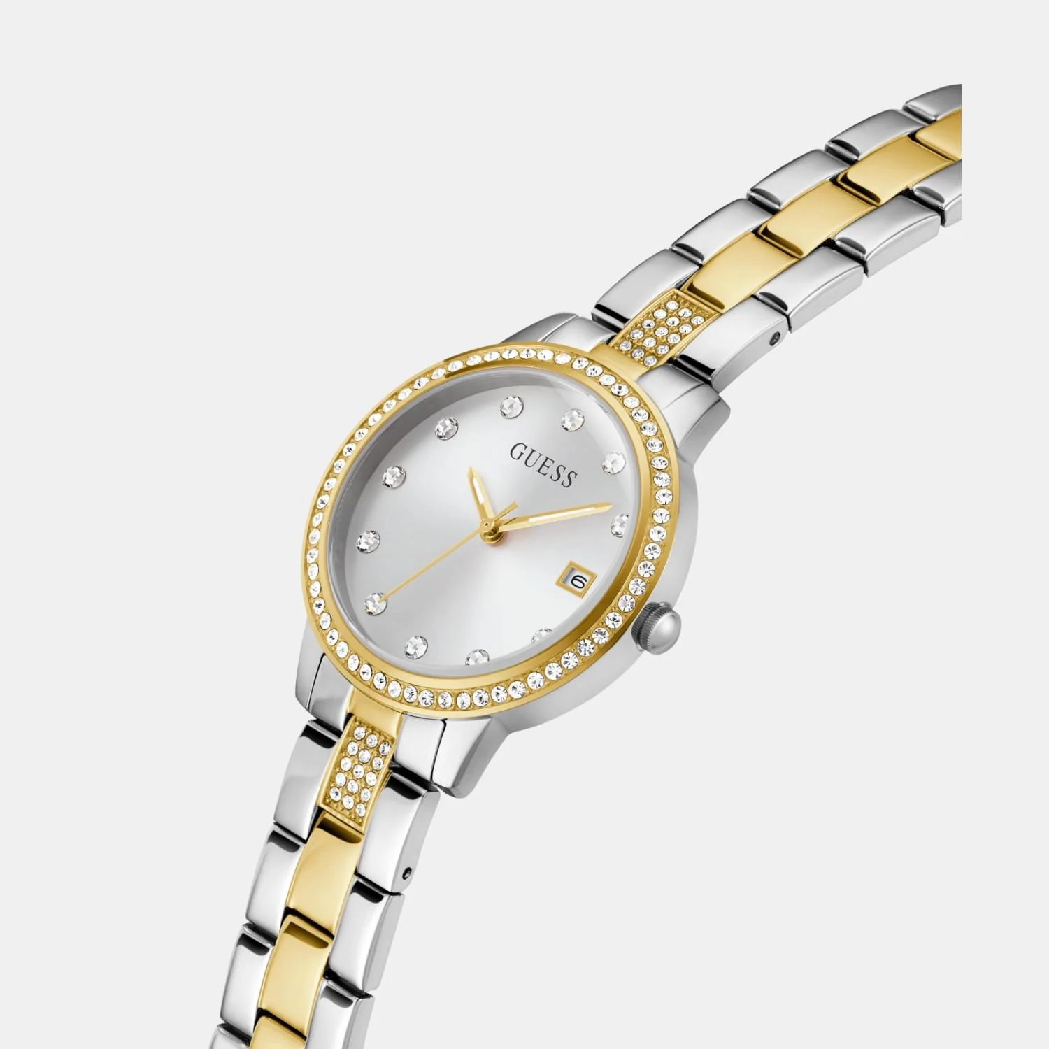 Dress Women Quartz White Dial Analog Stainless Steel Watch GW0725L1 - Image 4