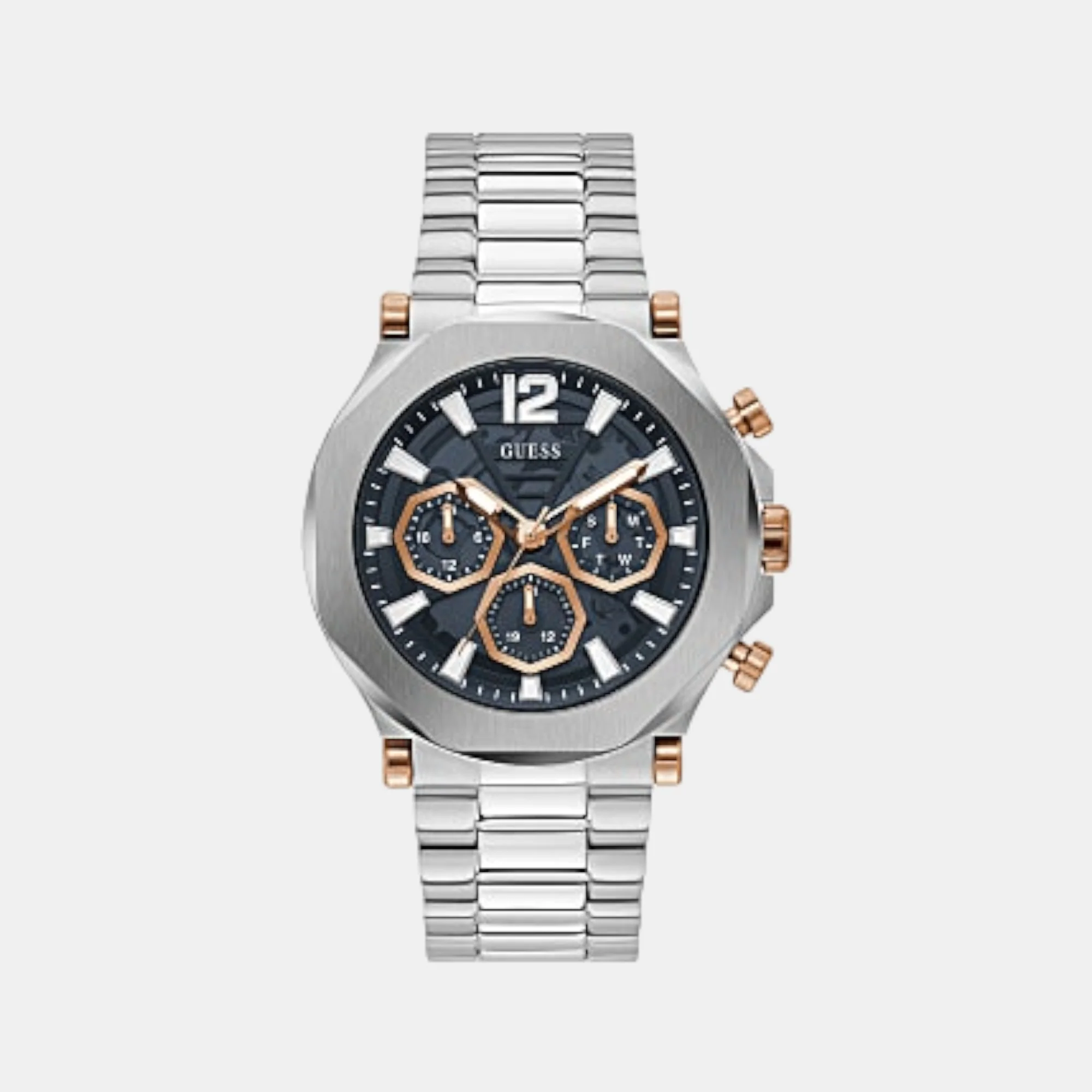 Edge Men Quartz Blue Dial Chronograph Stainless Steel Watch GW0539G1