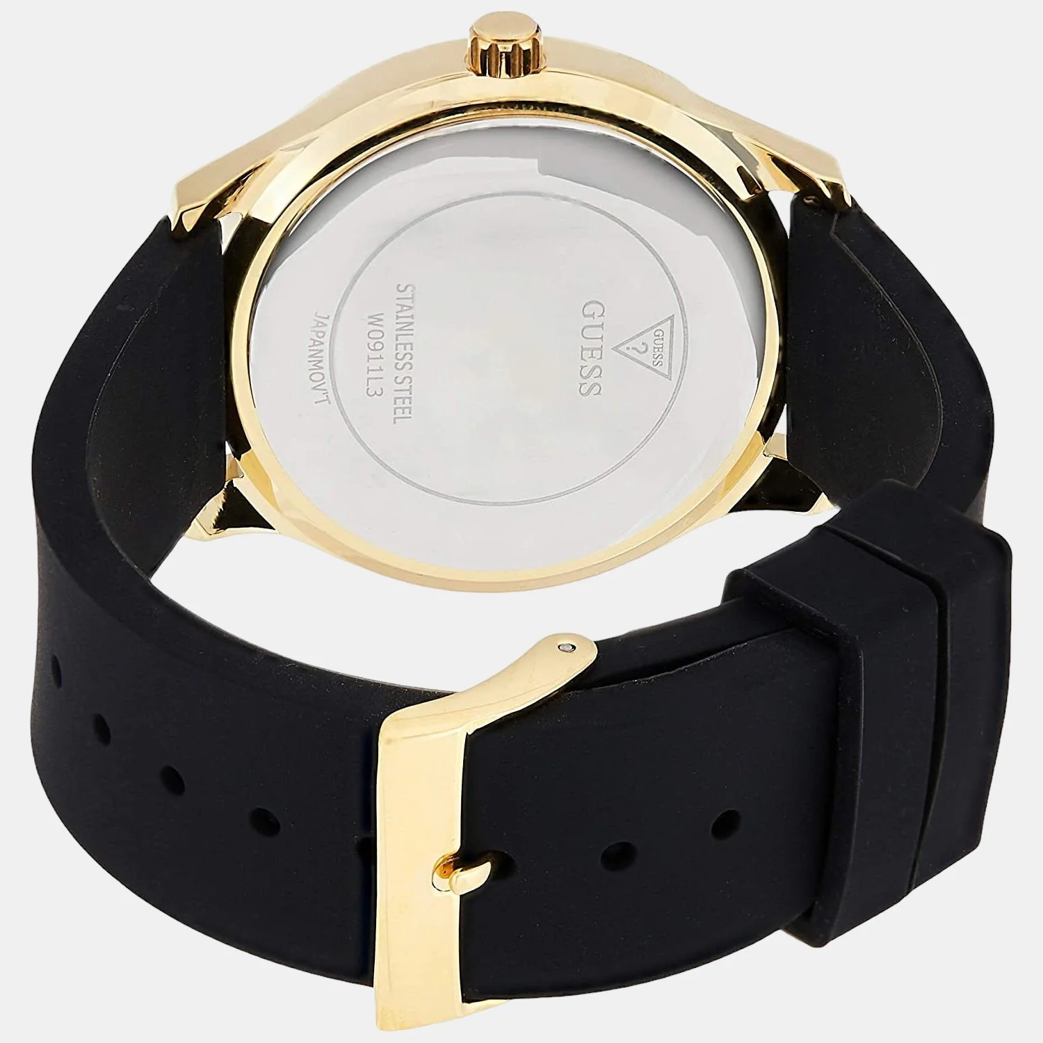 G twist Women Quartz Gold Dial Analog Silicone Watch W0911L3 - Image 3