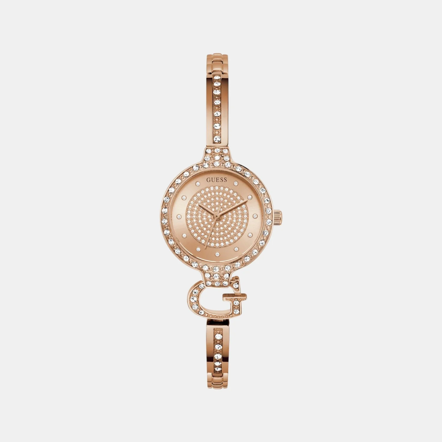 Giselle Women Quartz Rose Gold Dial Analog Recycled Steel Watch GW0929L3 - Image 2