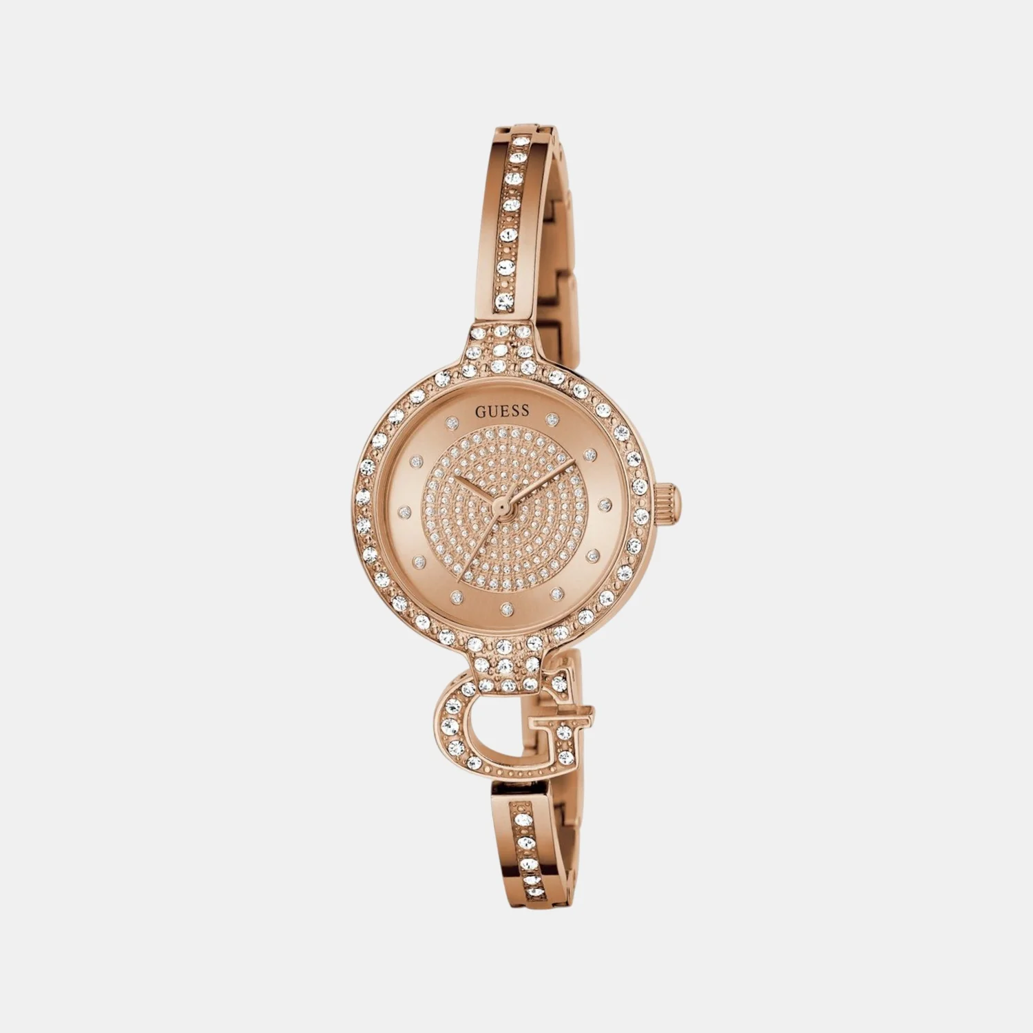 Giselle Women Quartz Rose Gold Dial Analog Recycled Steel Watch GW0929L3 - Image 3