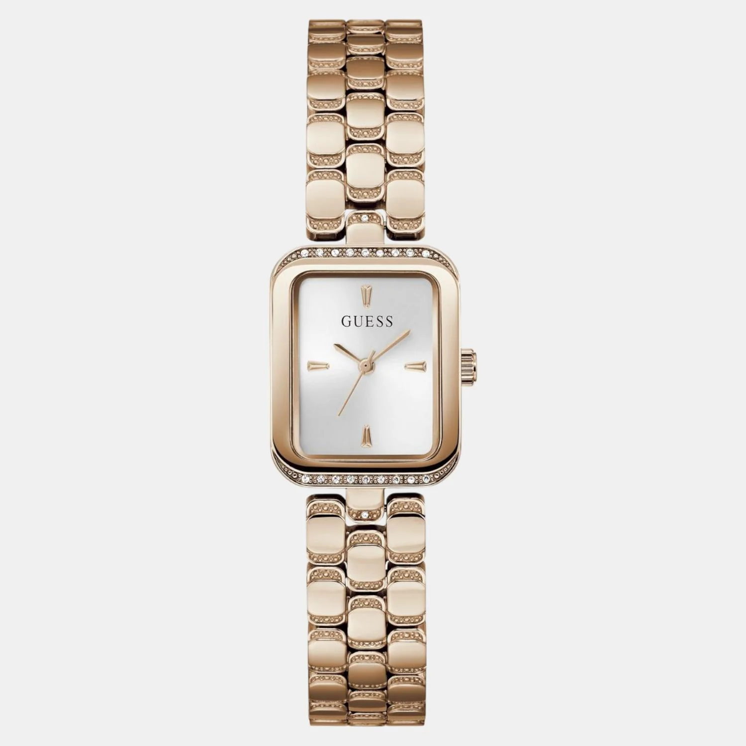 Guess Bejeweled Women Quartz Silver Dial Analog Stainless Steel Watch GW0865L3 - Image 2
