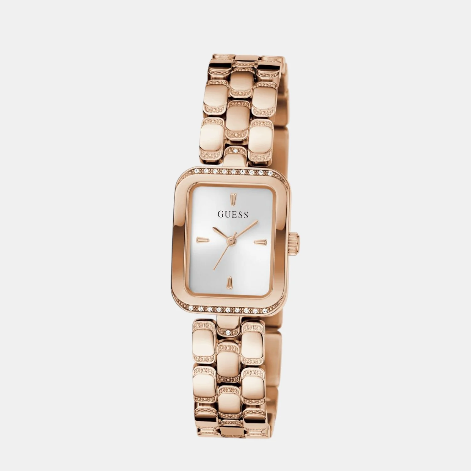 Guess Bejeweled Women Quartz Silver Dial Analog Stainless Steel Watch GW0865L3 - Image 3