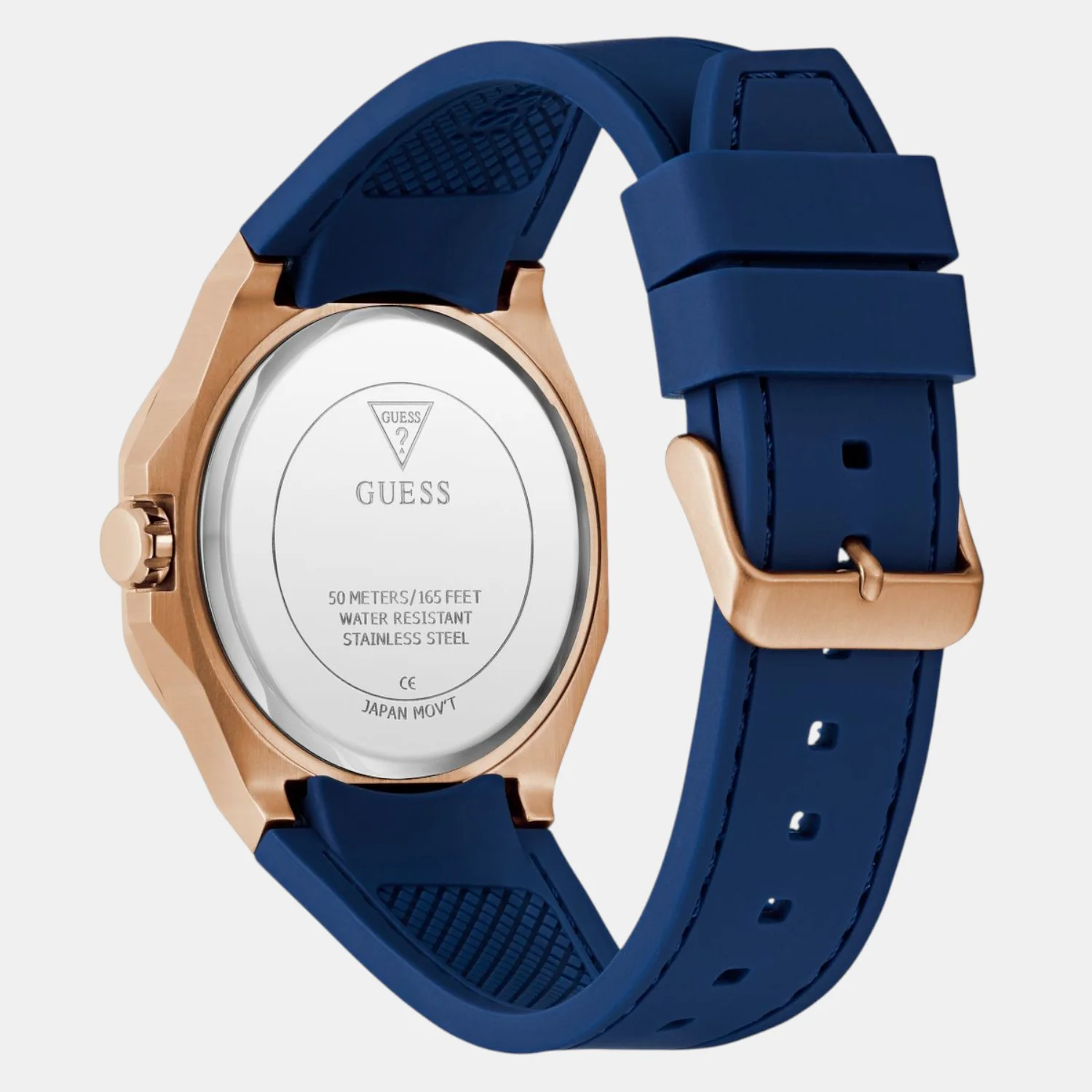 Guess Dress Men Quartz Blue Dial Analog Silicone Watch GW0850G3 - Image 5