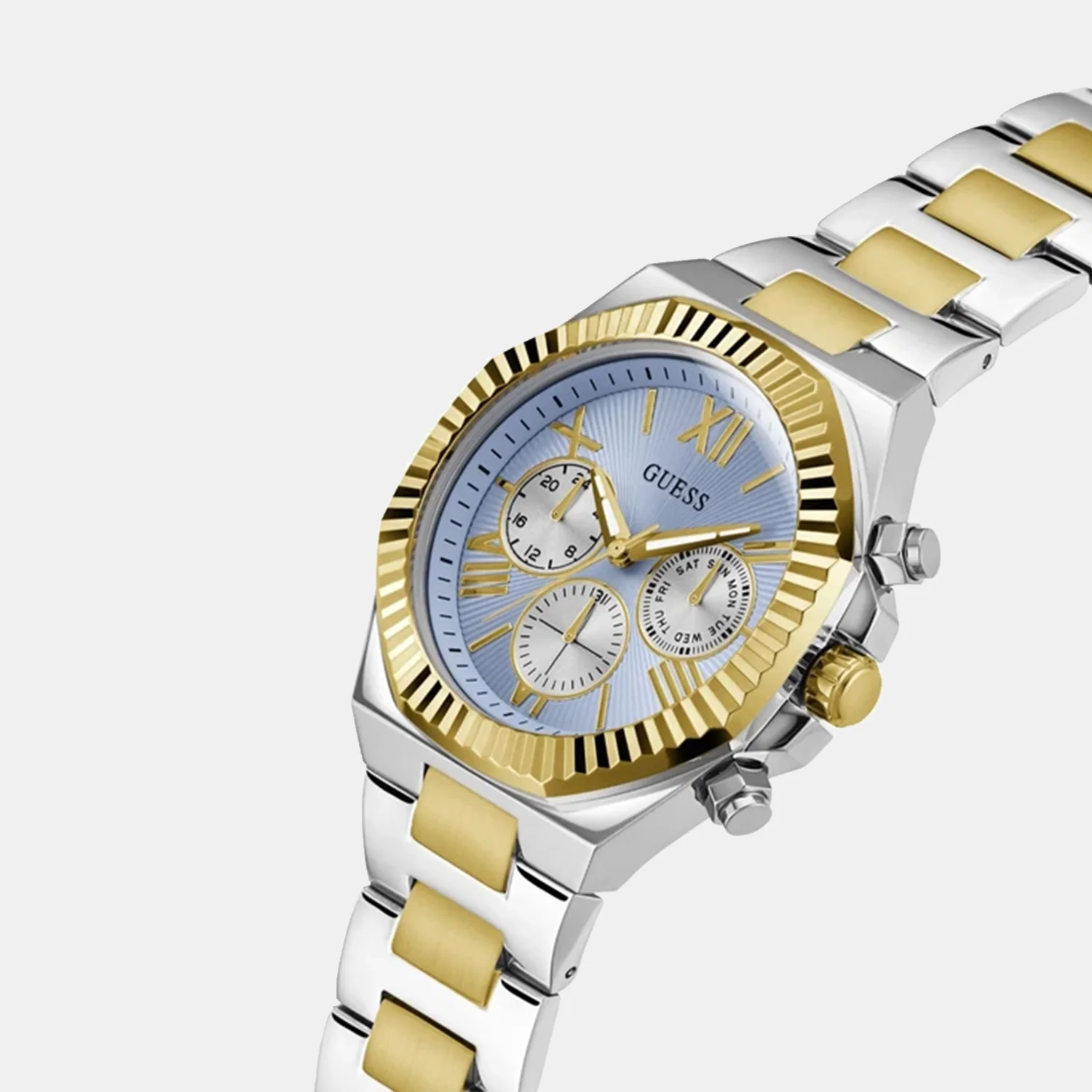 Guess Dress Men Quartz Blue Dial Chronograph Stainless Steel Watch GW0703G3 - Image 2