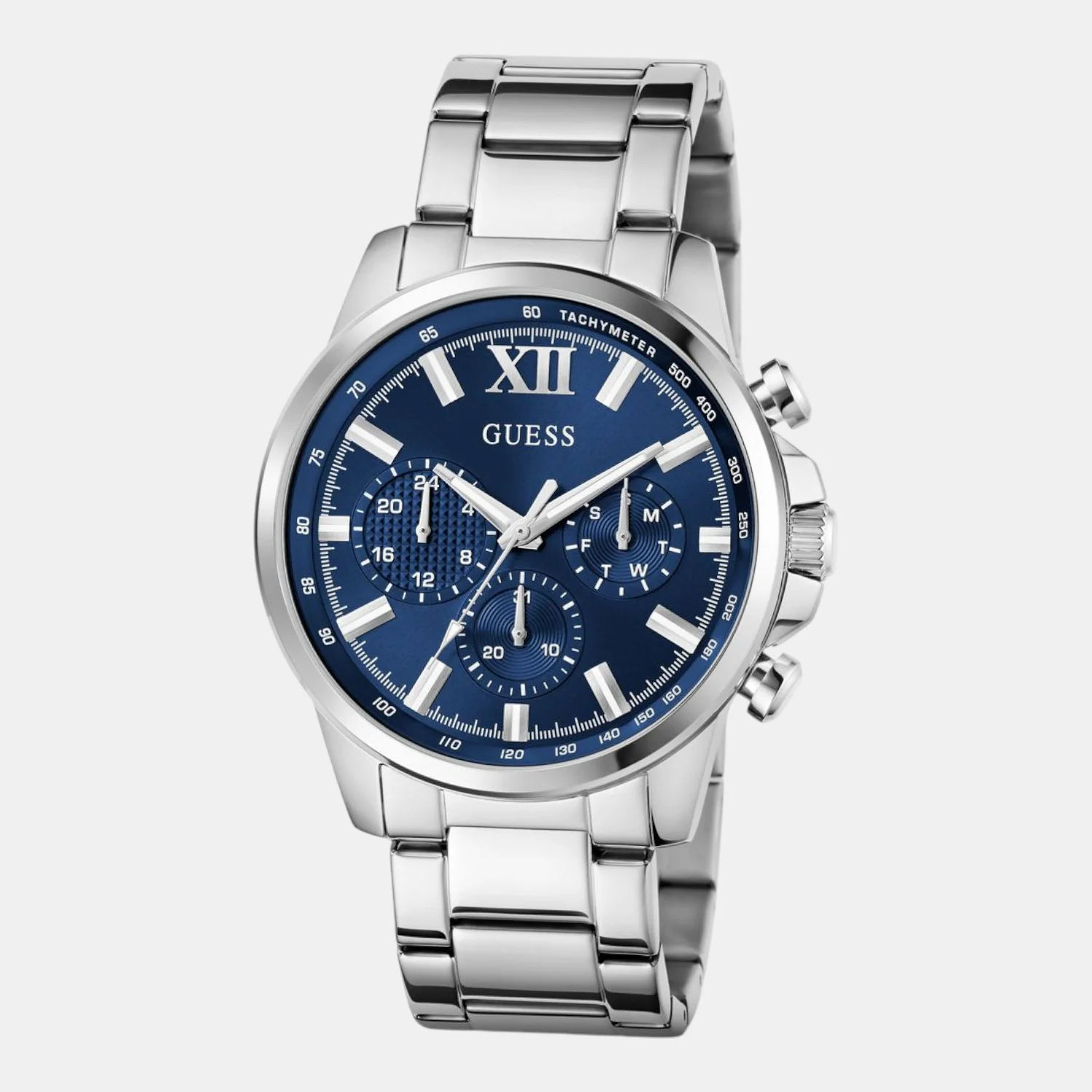 Guess Dress Men Quartz Blue Dial Chronograph Stainless Steel Watch GW0900G4 - Image 4