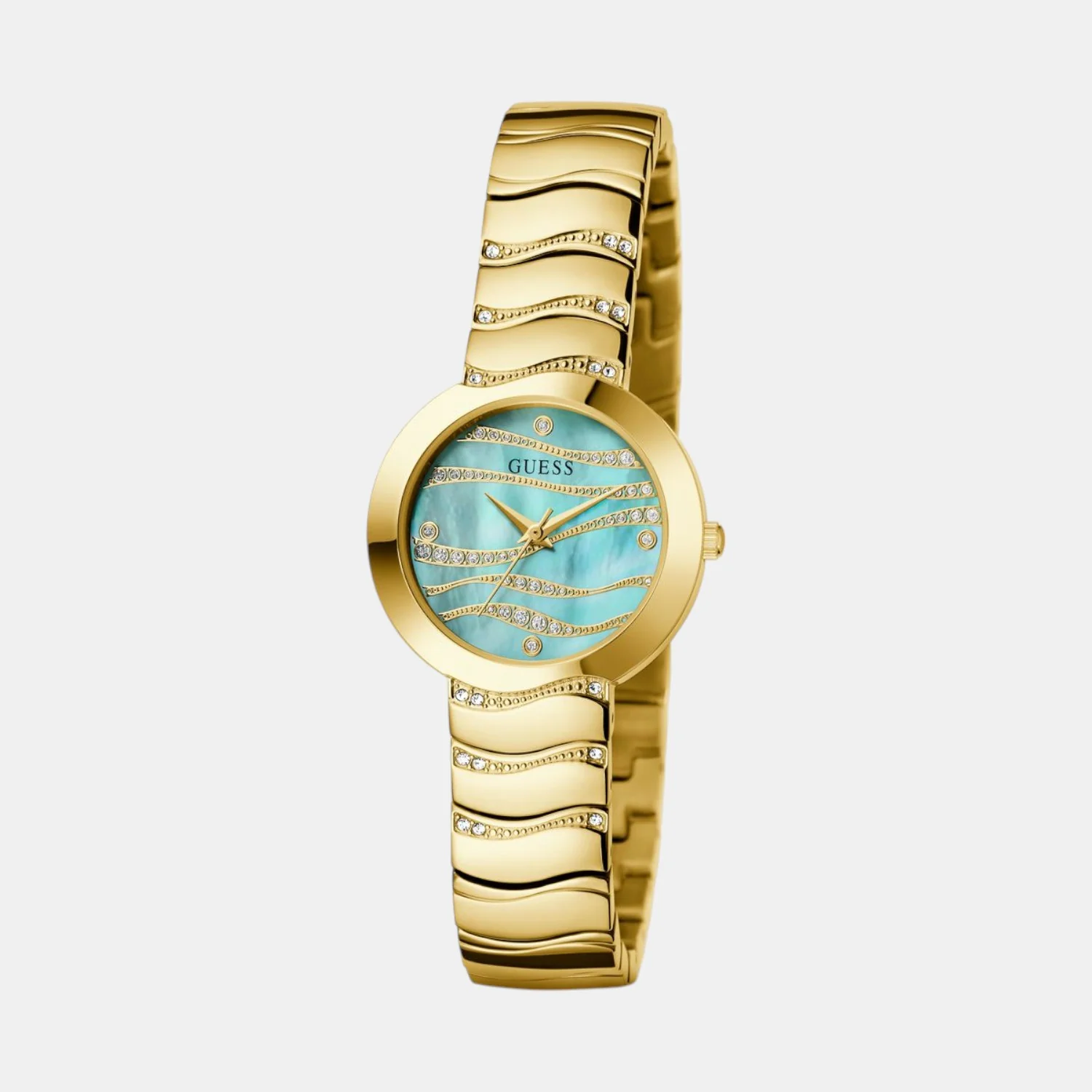 Guess Dress Women Quartz Green Dial Analog Stainless Steel Watch GW0871L2 - Image 3