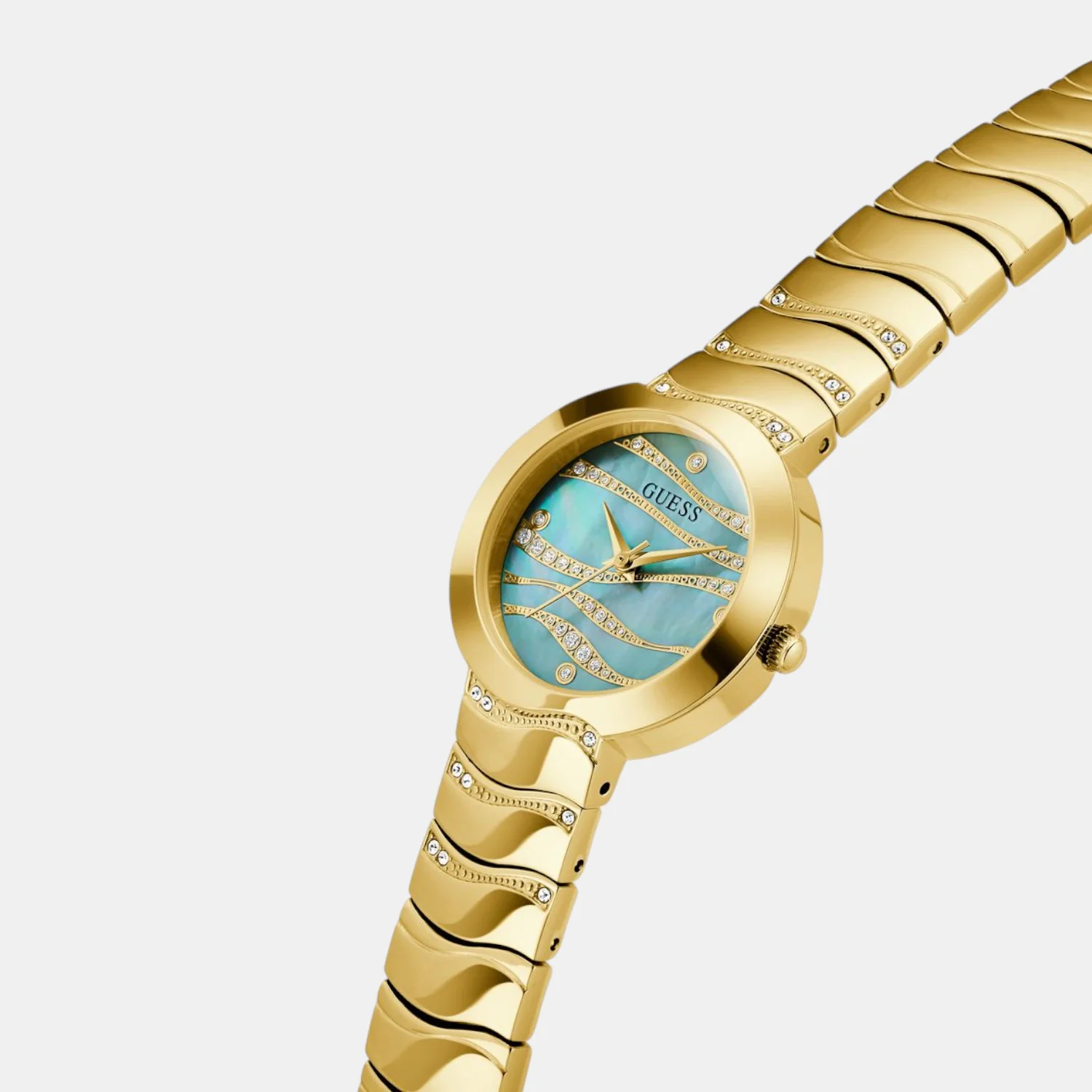 Guess Dress Women Quartz Green Dial Analog Stainless Steel Watch GW0871L2 - Image 4