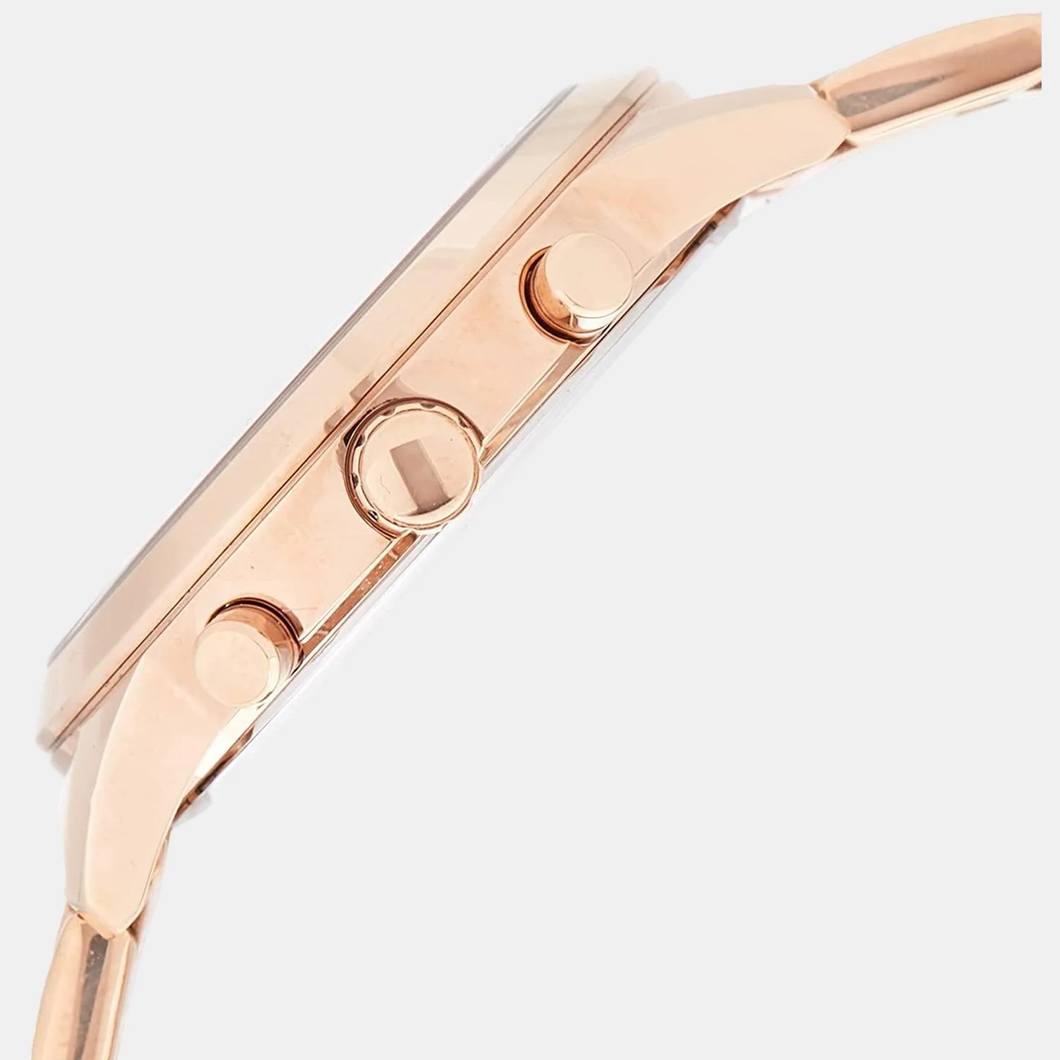 Guess Dress Women Quartz Rose Gold Dial Chronograph Stainless Steel Watch W1070L3 - Image 3