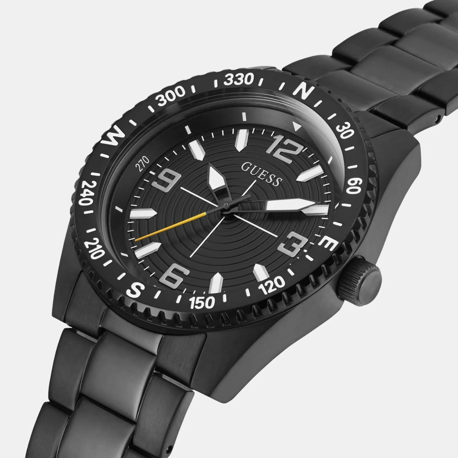 Guess Sport Men Quartz Black Dial Analog Stainless Steel Watch GW0327G2 - Image 5