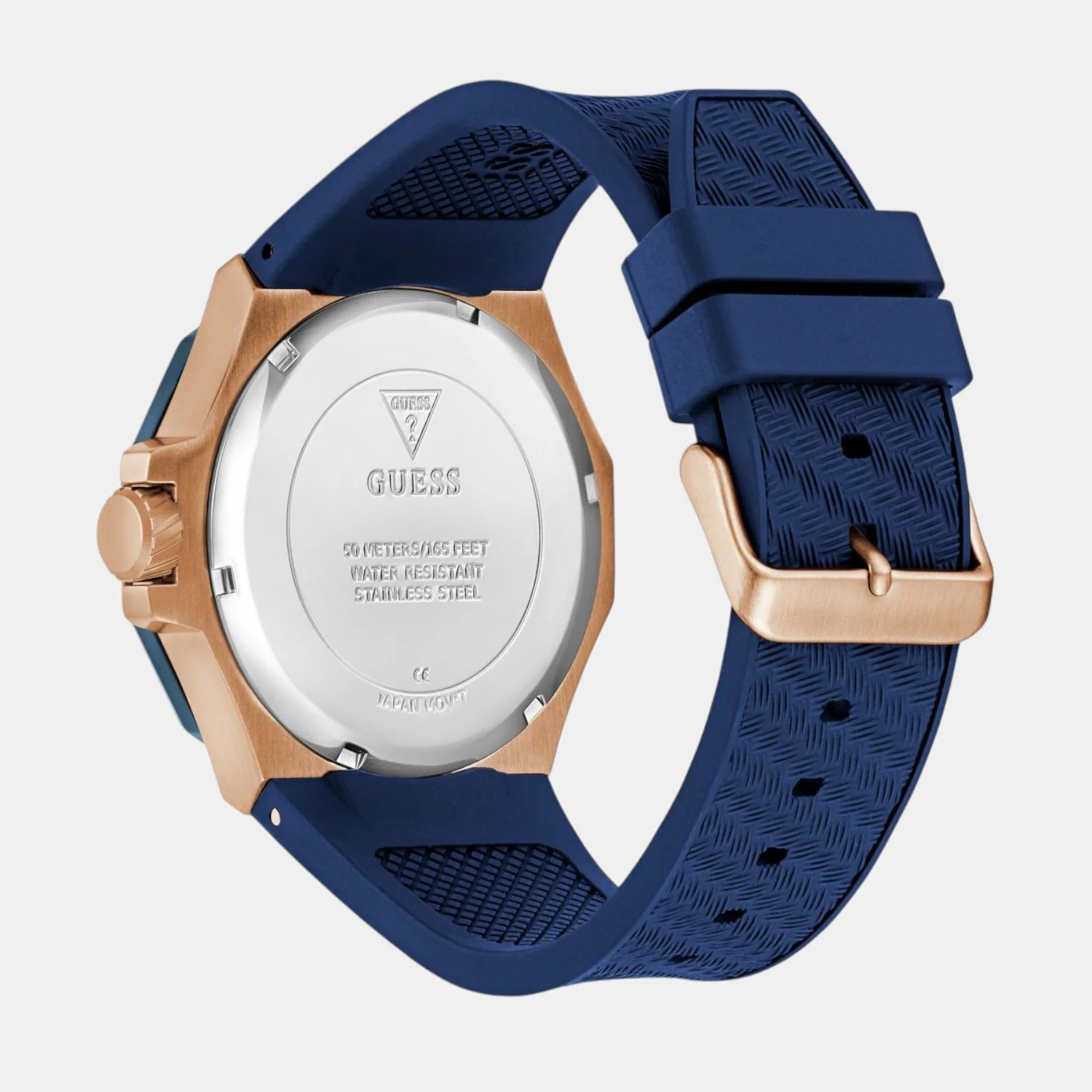 Guess Sport Men Quartz Blue Dial Multi-Function Silicone Watch GW0853G3 - Image 5
