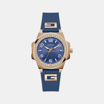 Guess Sport Women Quartz Blue Dial Analog Silicone Watch GW0617L3