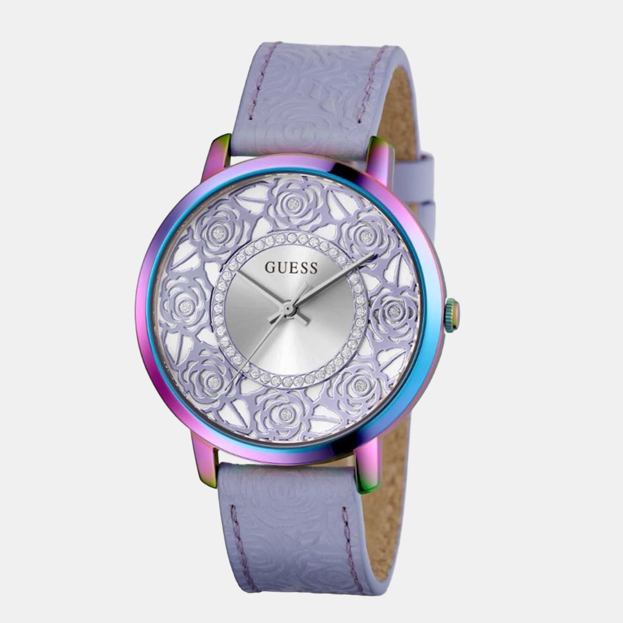 Guess Trend Women Quartz Blue Dial Analog Leather Watch GW0529L4 - Image 5