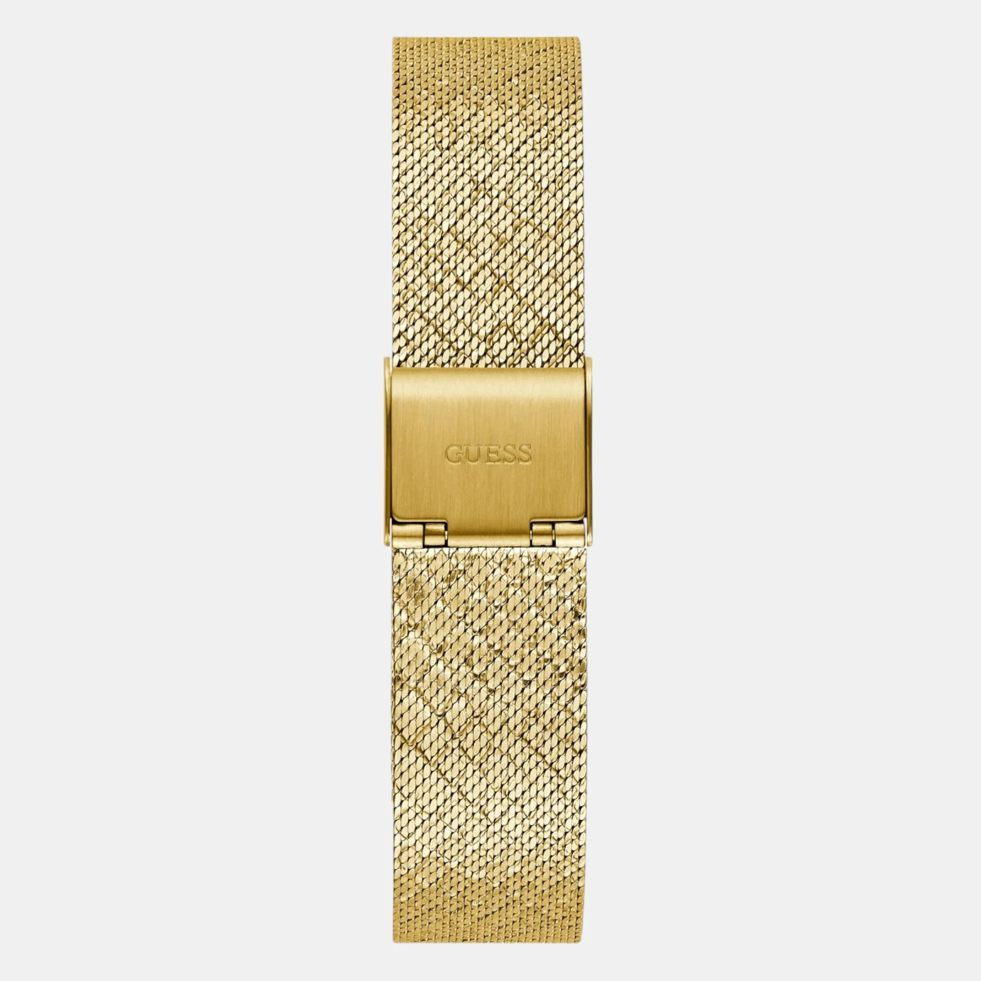 Guess Trend Women Quartz Champagne Dial Analog Mesh Watch GW0748L2 - Image 6