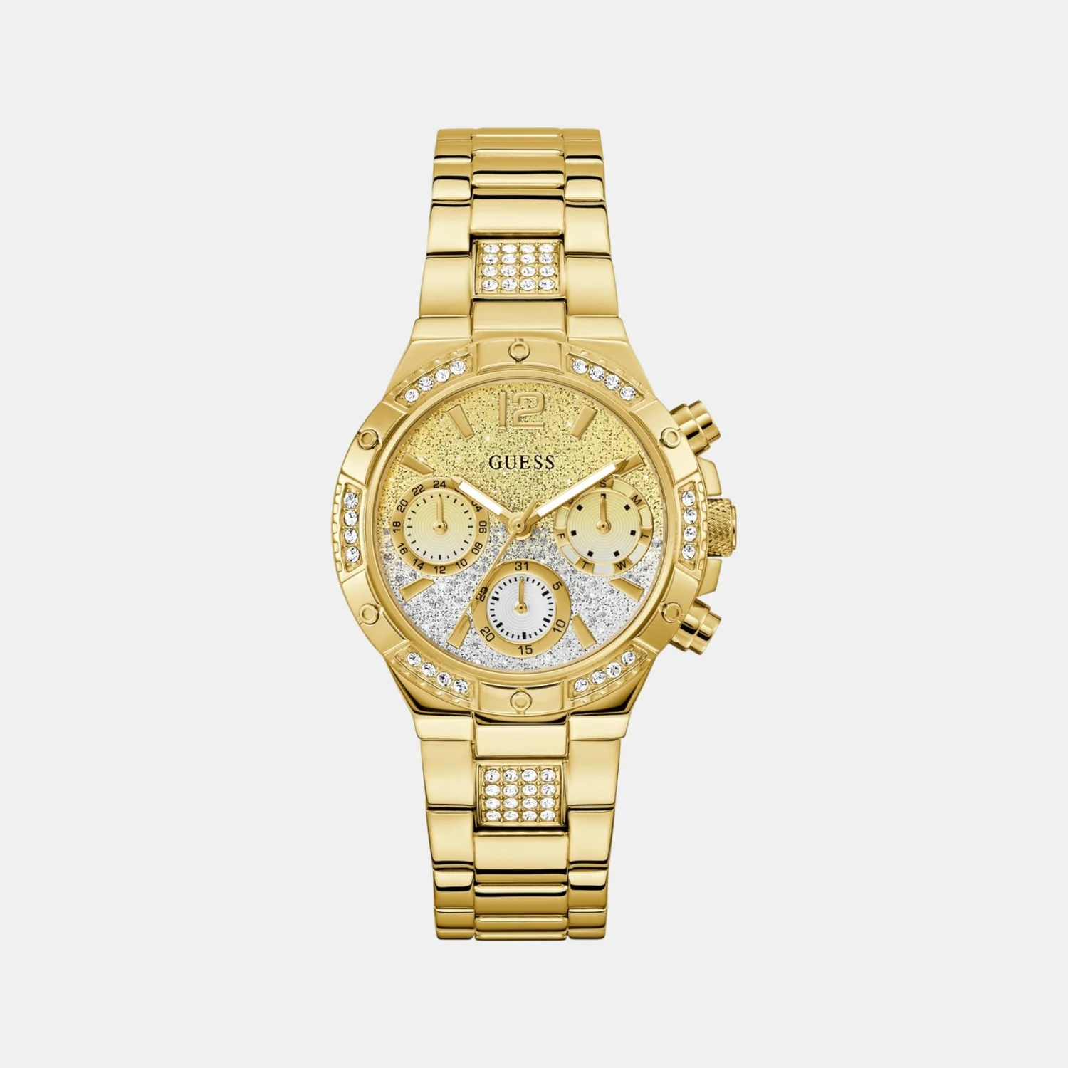 Harlow Women Quartz Dual Tone Dial Multi-Function Stainless Steel Watch GW0950L2 - Image 2