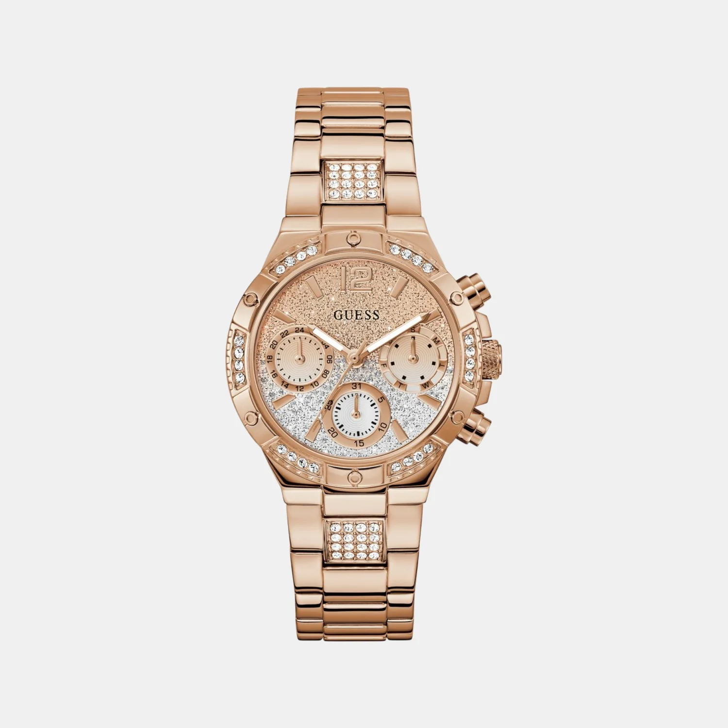 Harlow Women Quartz Dual Tone Dial Multi-Function Stainless Steel Watch GW0950L4 - Image 2