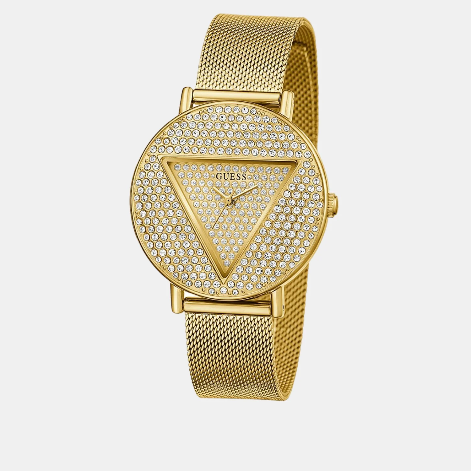 Iconic Women Quartz Gold Dial Analog Stainless Steel Watch GW0477L2 - Image 2