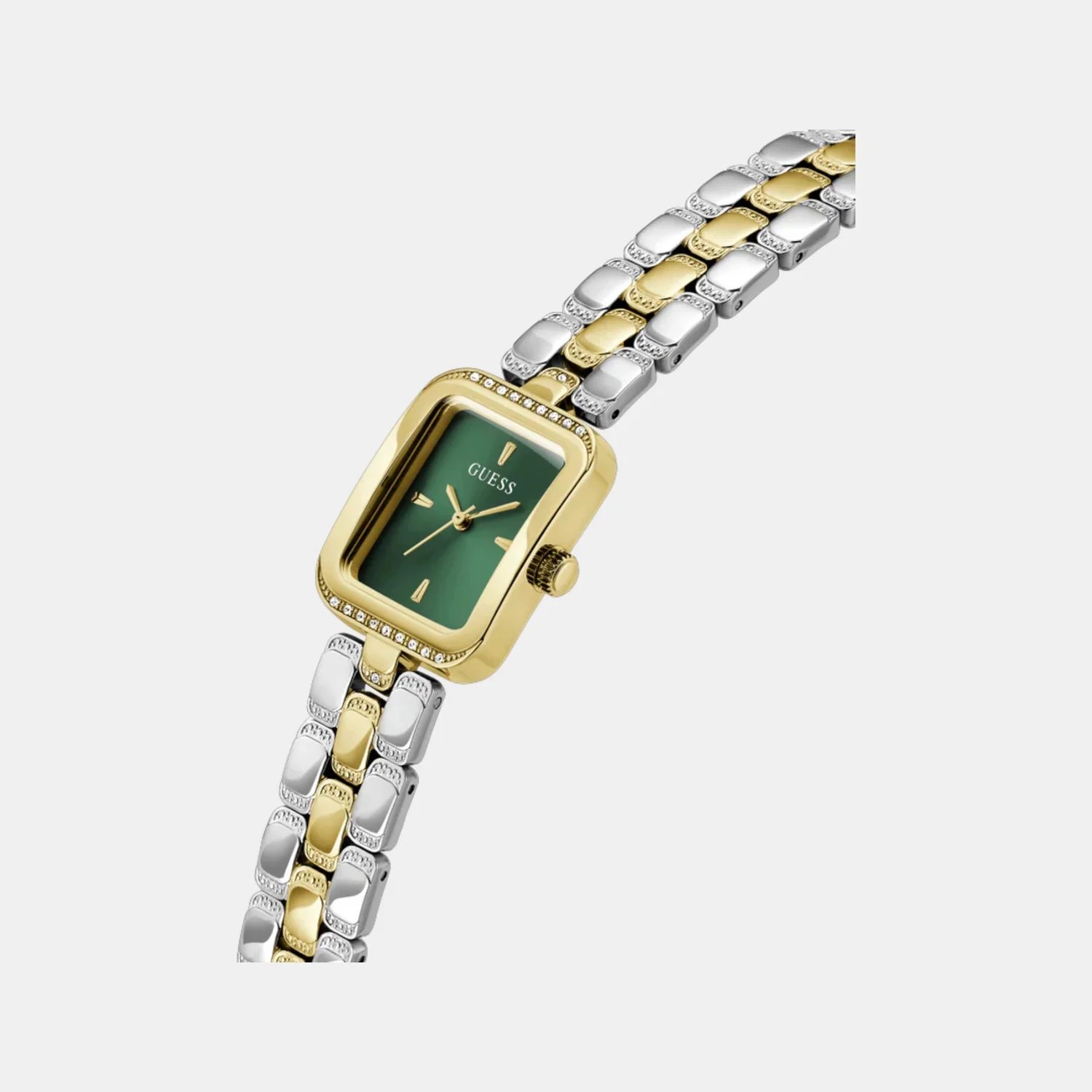 Isla Women Quartz Green Dial Analog Recycled Steel Watch GW0865L6 - Image 3