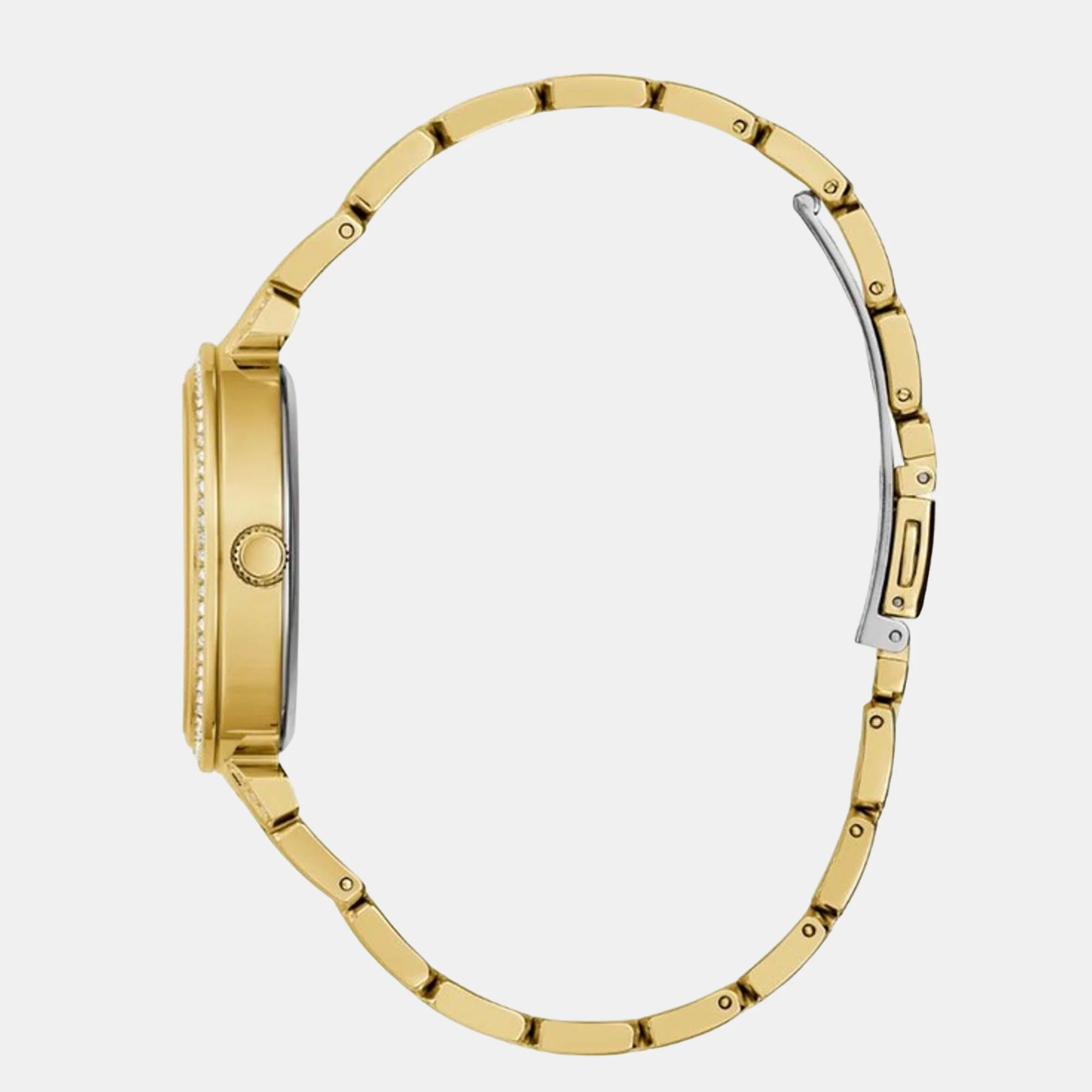 Lily Women Quartz Gold Dial Analog Stainless Steel Watch GW0528L2 - Image 2