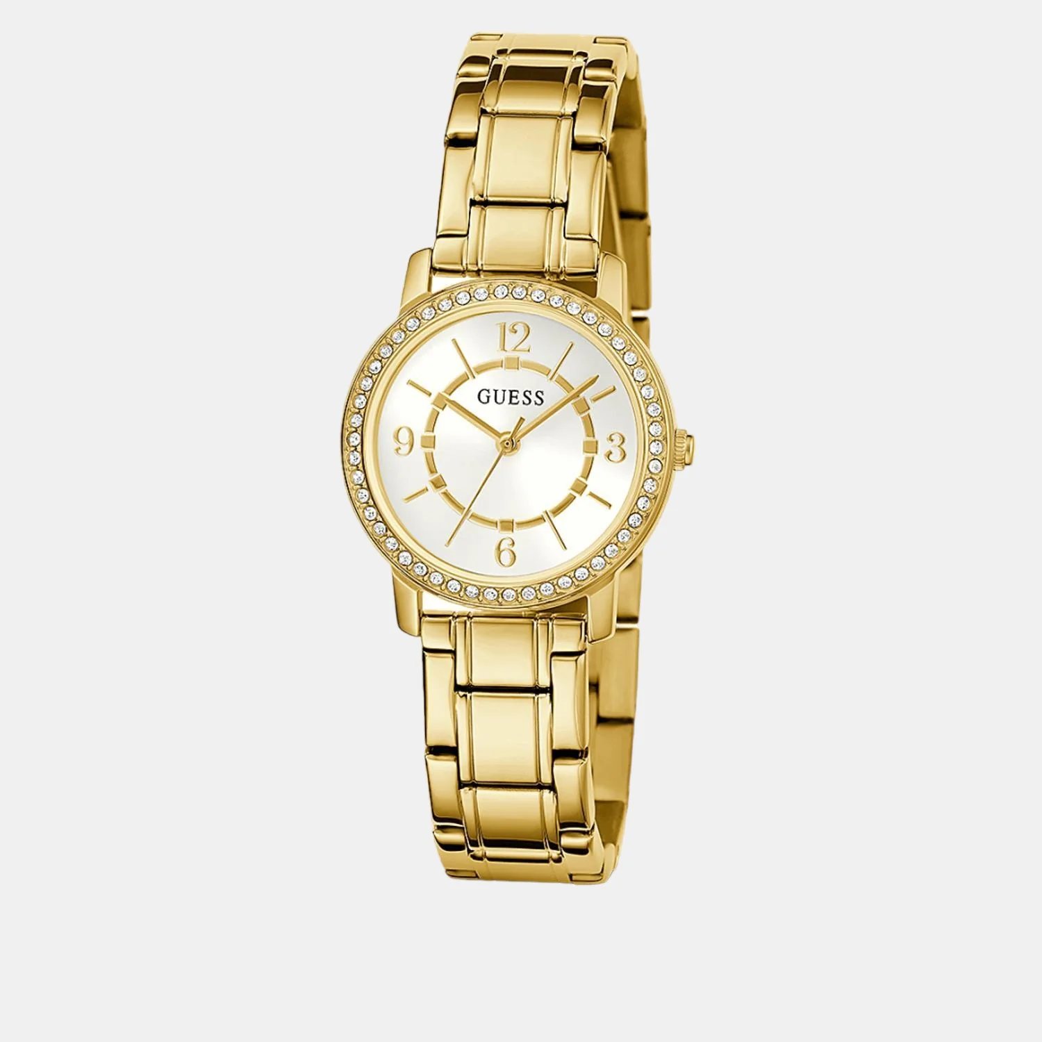 Melody Women Quartz White Dial Analog Stainless Steel Watch GW0468L2 - Image 2