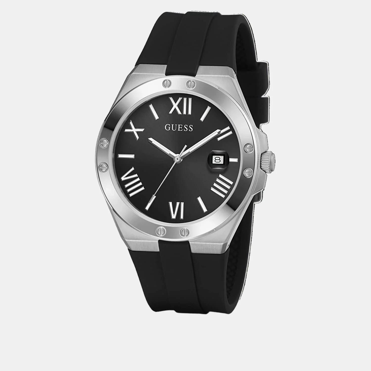 Men Quartz Black Dial Analog Silicone Watch GW0388G1 - Image 5