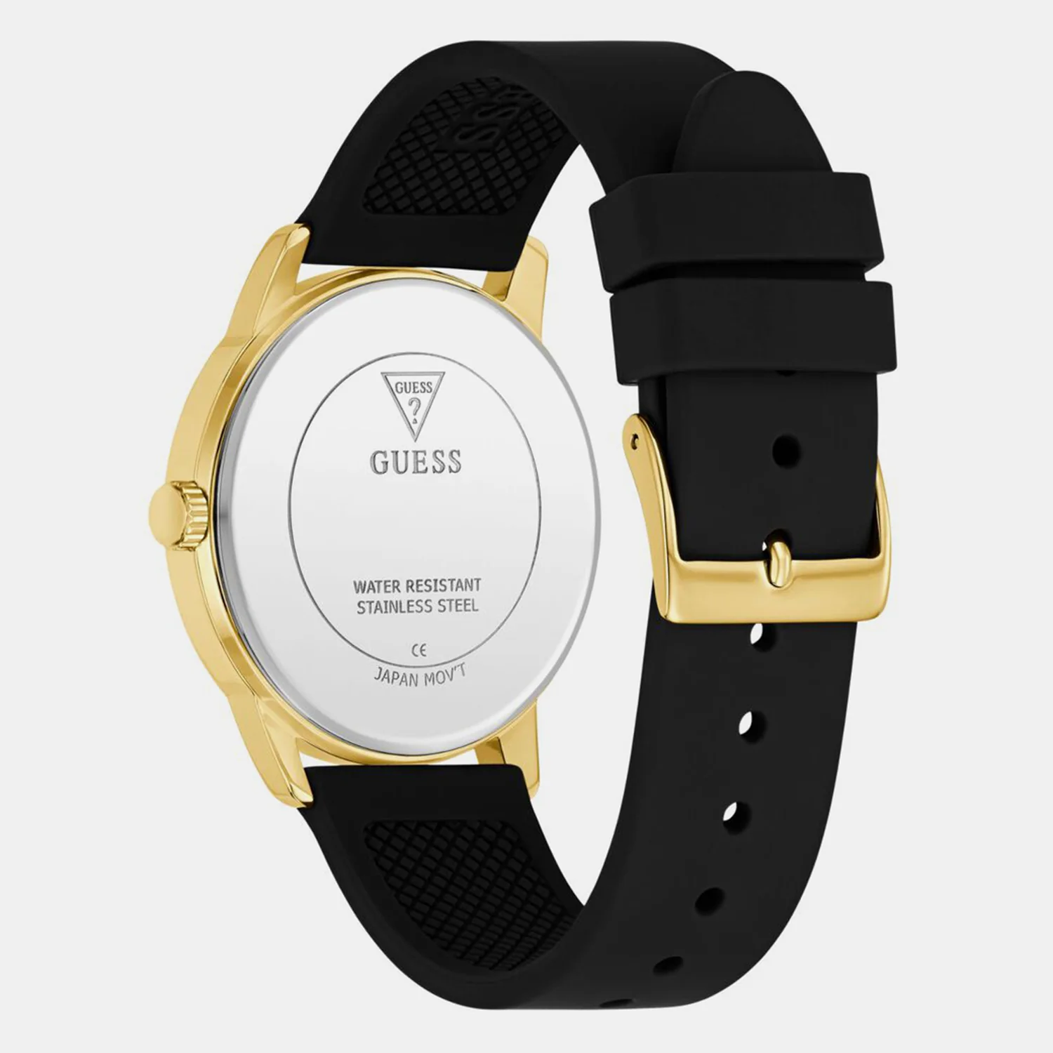 Men Quartz Black Dial Analog Silicone Watch GW0973G2 - Image 5