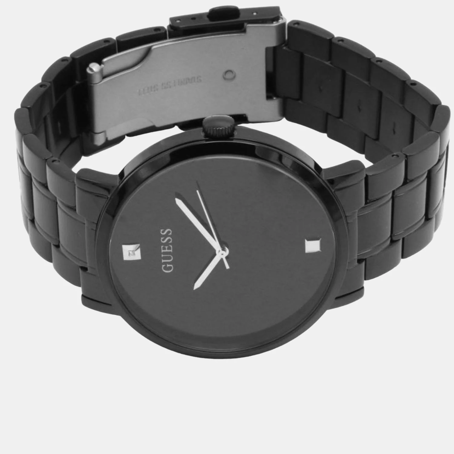 Men Quartz Black Dial Analog Stainless Steel Watch W1315G3 - Image 4
