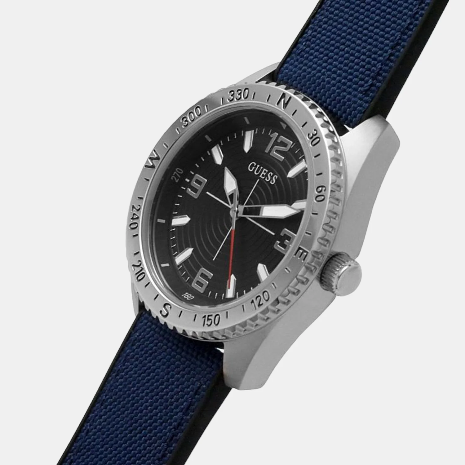 Men Quartz Blue Dial Analog Silicone Watch GW0328G1 - Image 6