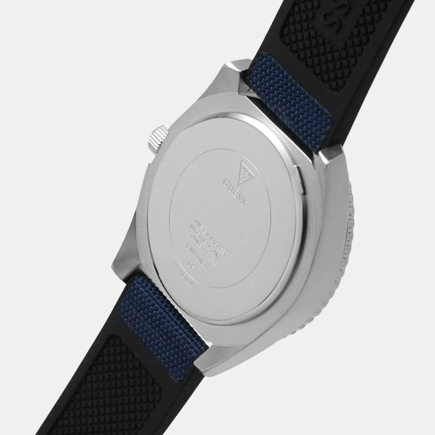 Men Quartz Blue Dial Analog Silicone Watch GW0328G1 - Image 7