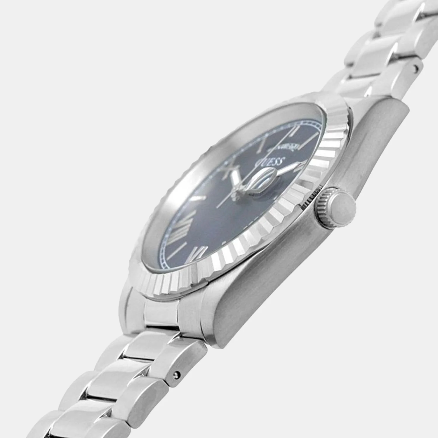 Men Quartz Blue Dial Analog Stainless Steel Watch GW0265G7 - Image 3