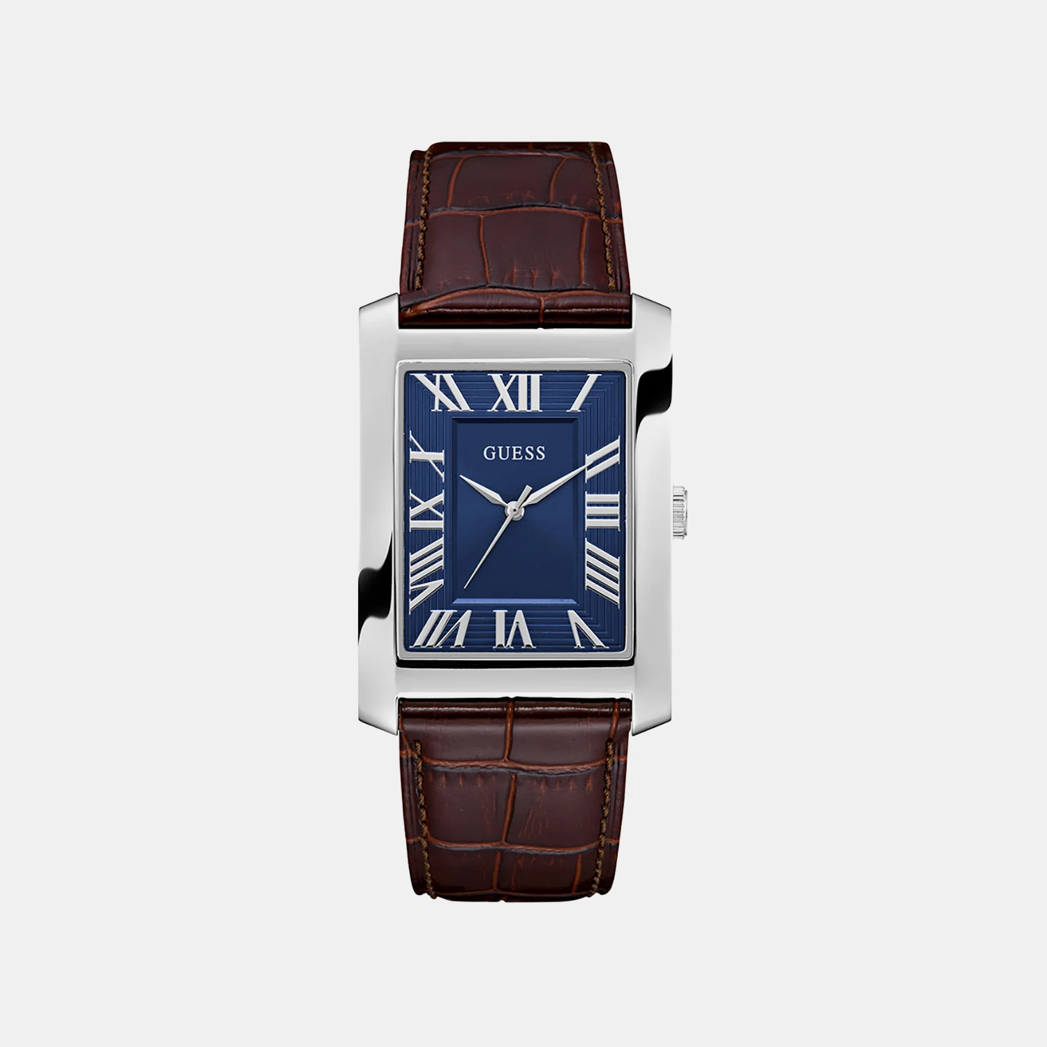 Men Quartz Blue Dial Analog Stainless Steel Watch GW1003G2