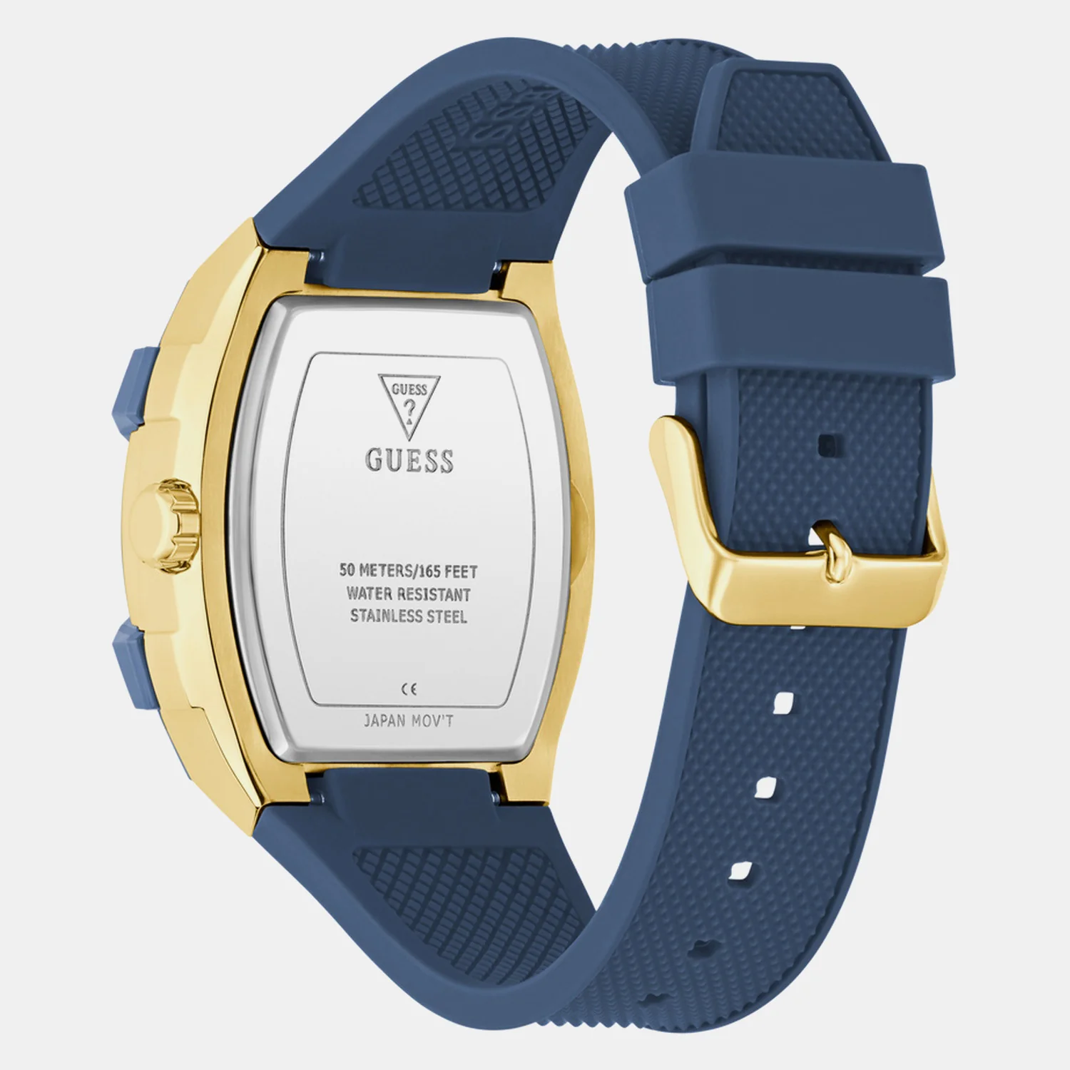 Men Quartz Blue Dial Multi-function Silicone Watch GW0956G5 - Image 5