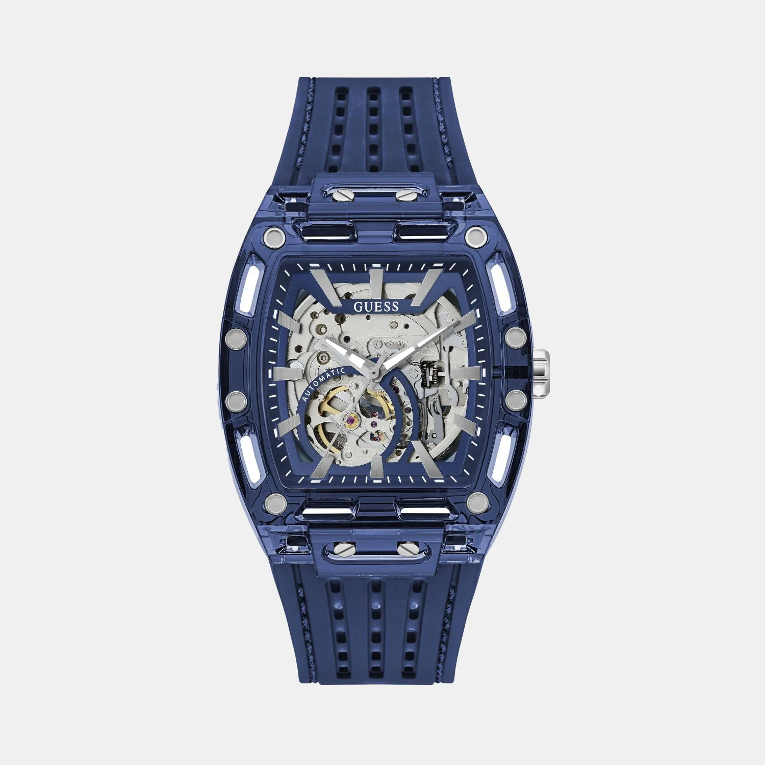 Men Quartz Blue Dial Multi-Function Watch GW1073G1