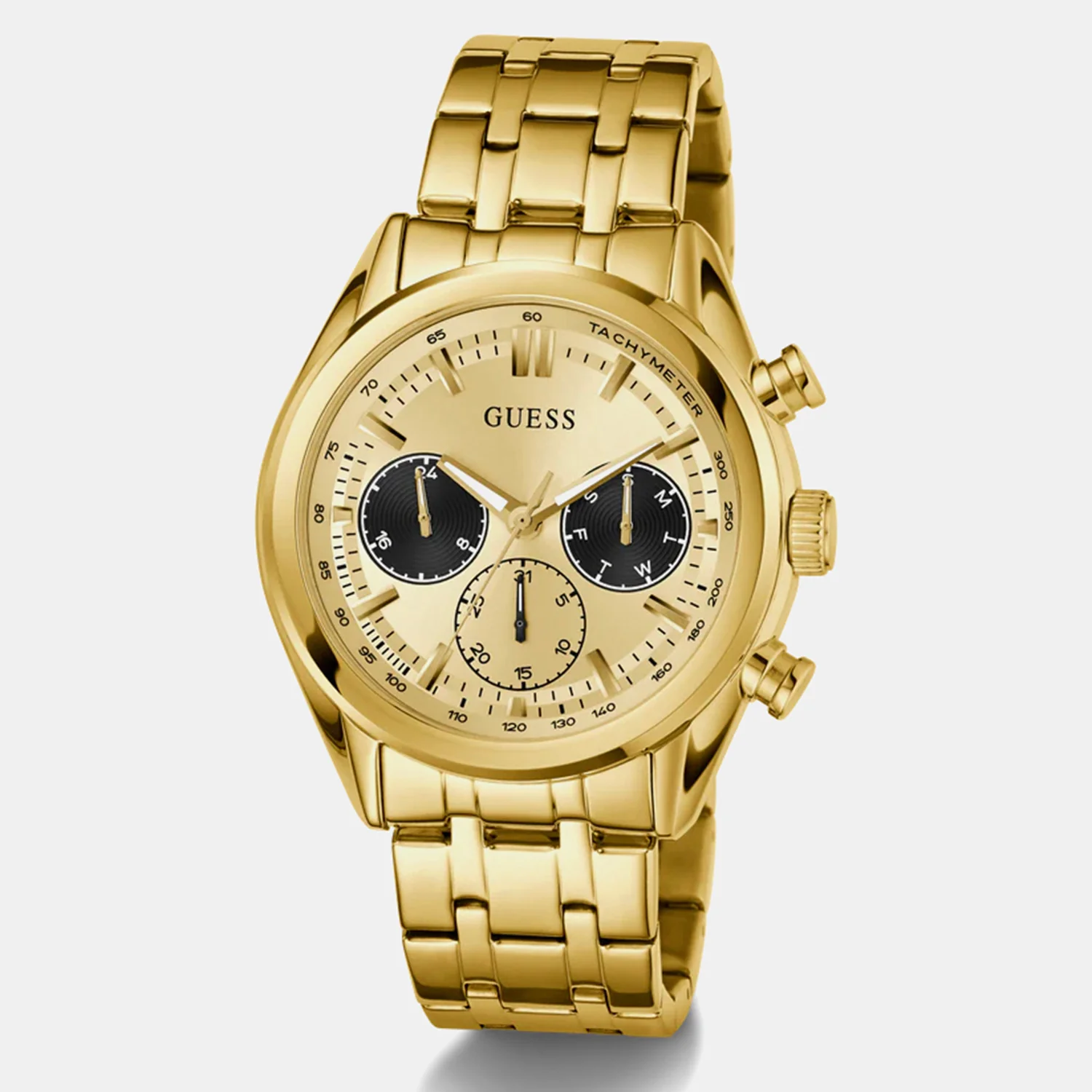 Men Quartz Champagne Dial Chronograph Stainless Steel Watch GW0971G2 - Image 2