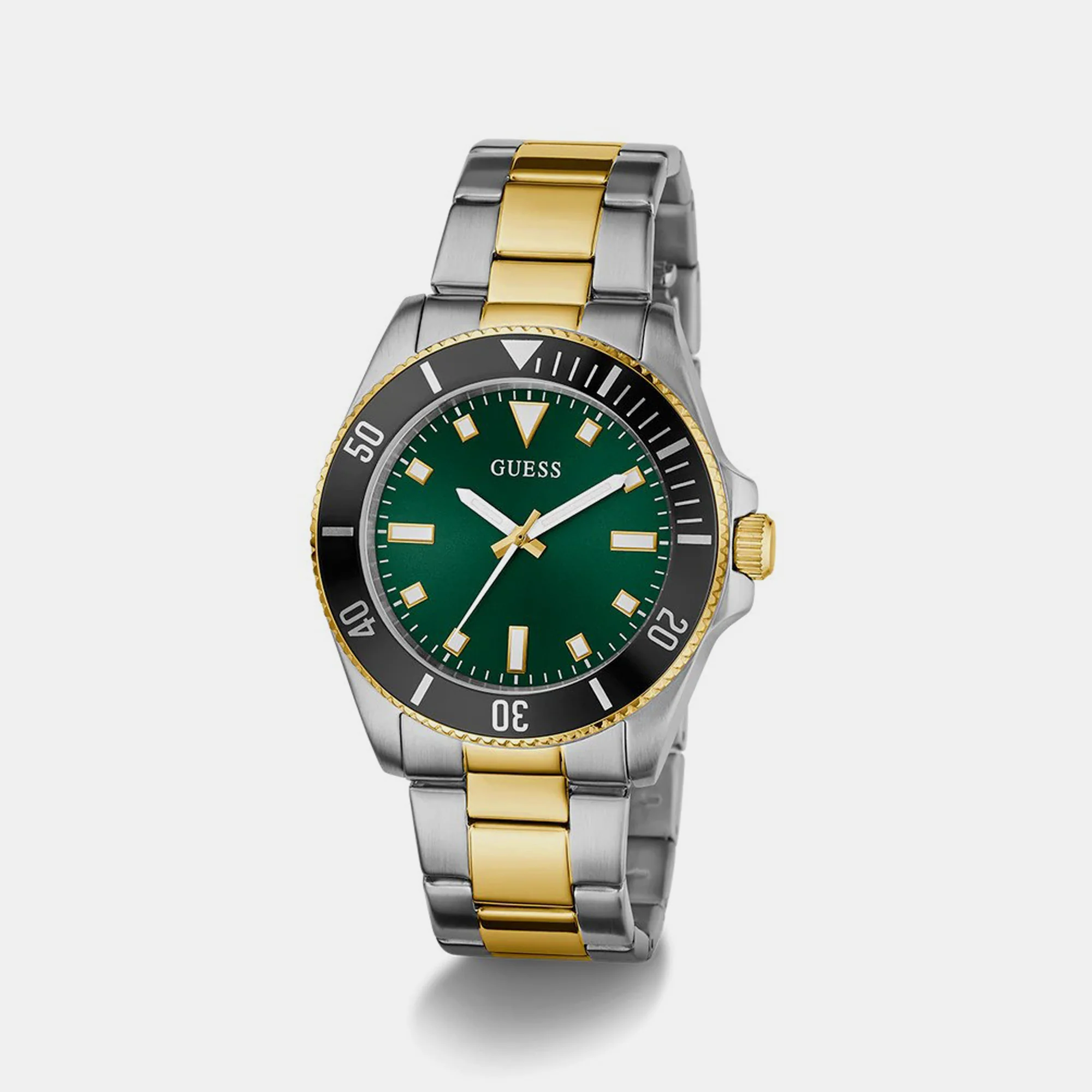 Men Quartz Green Dial Analog Stainless Steel Watch GW0968G4 - Image 3