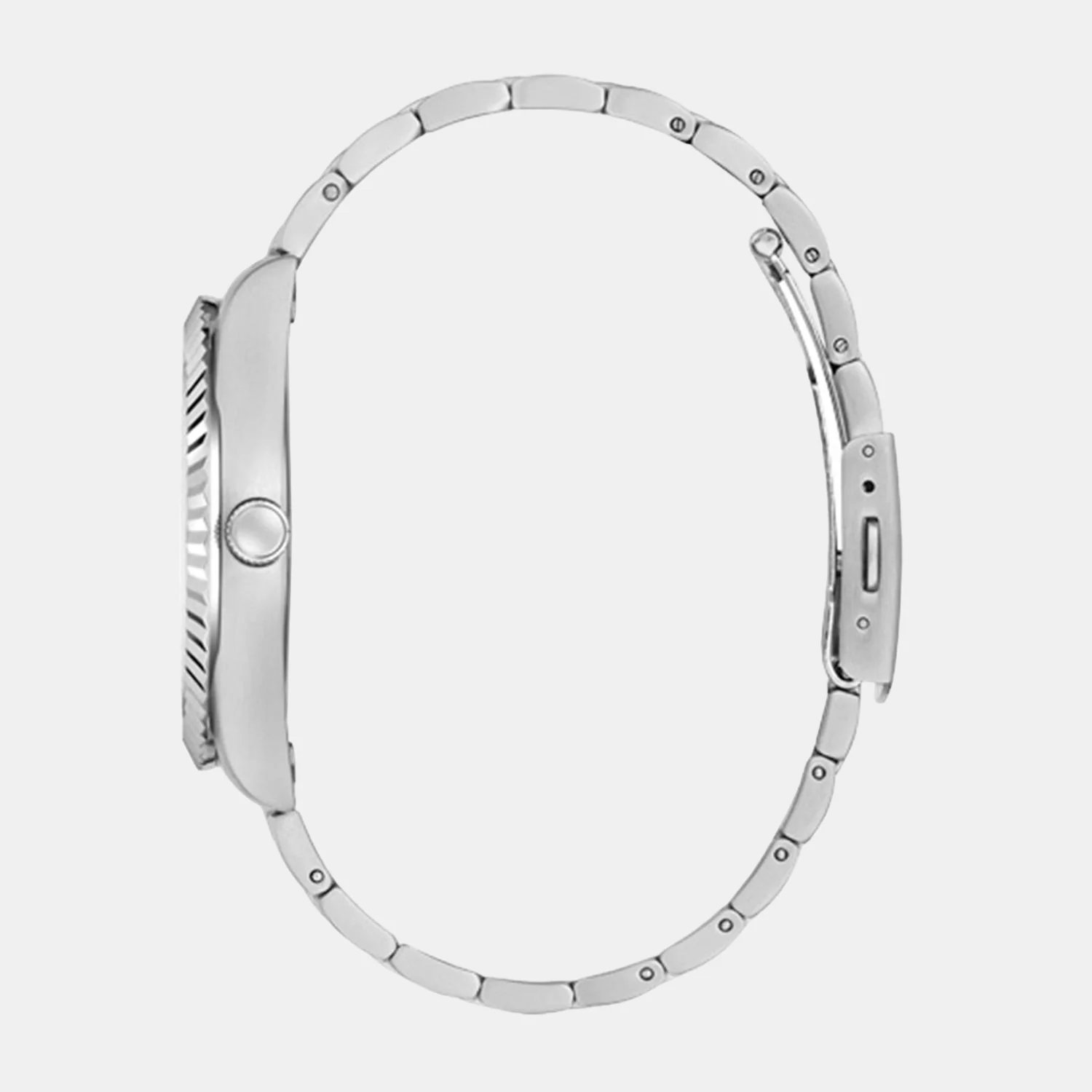 Men Quartz Silver Dial Analog Stainless Steel Watch GW0265G6 - Image 3
