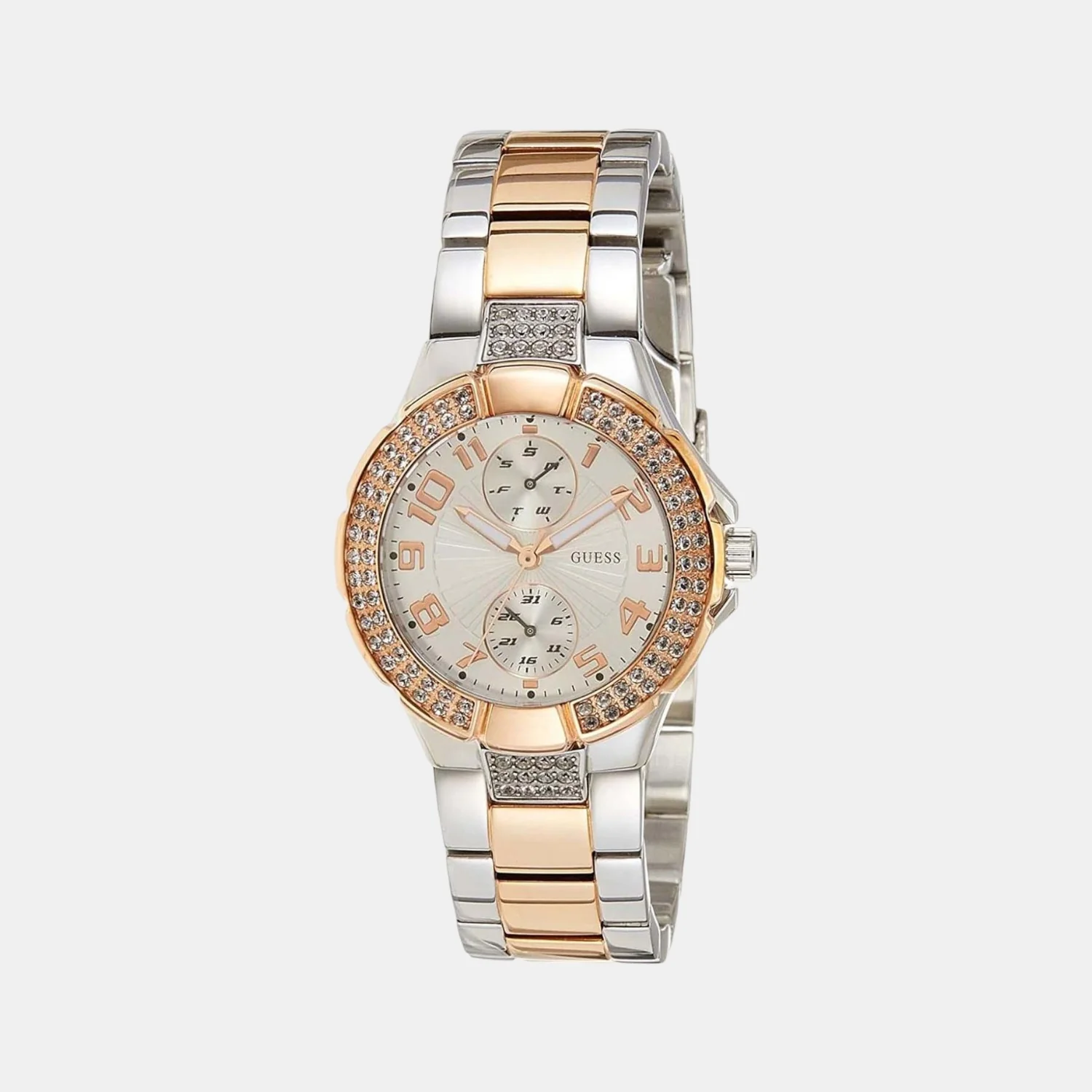 Men Quartz Silver Dial Analog Stainless Steel Watch W15072L2