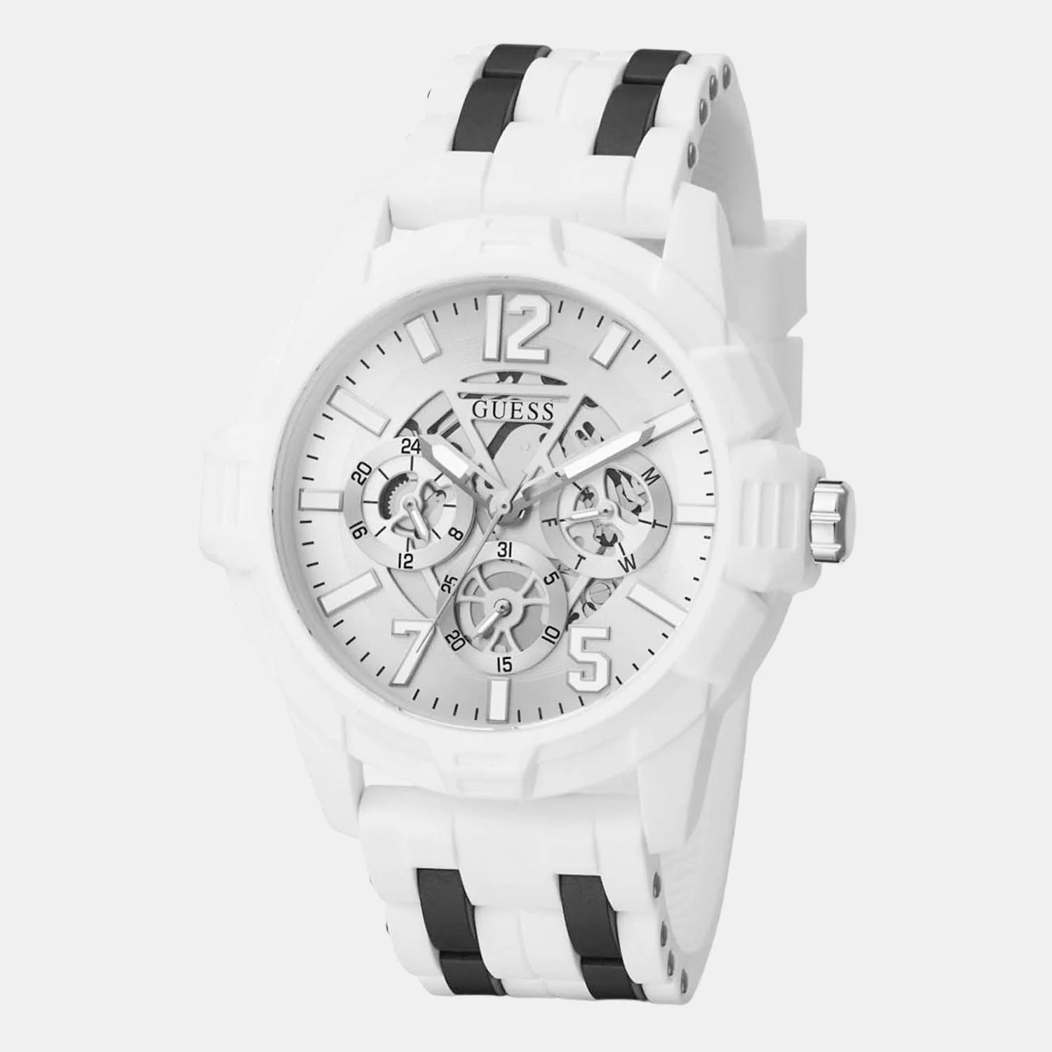 Men Quartz White Dial Analog Nylon Watch GW0428G2 - Image 5
