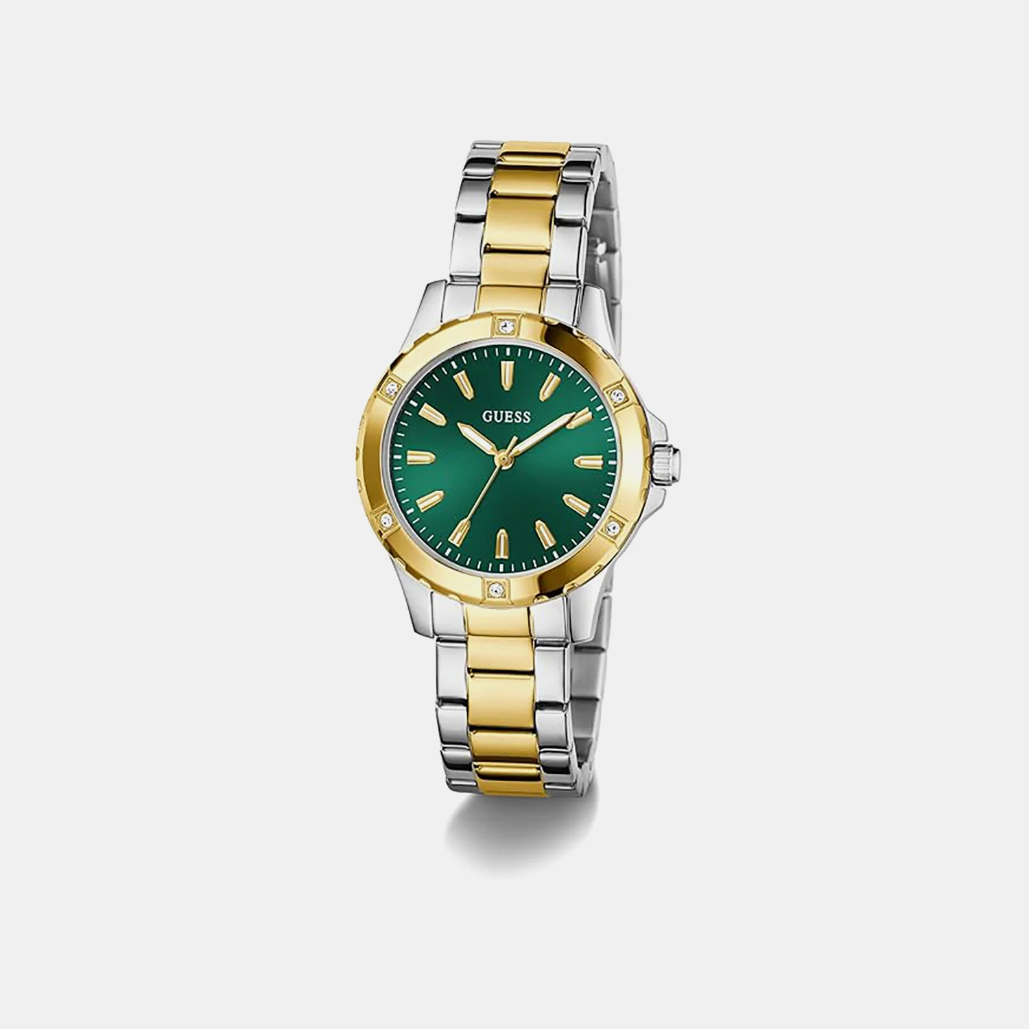 Mist Women Quartz Green Dial Analog Stainless Steel Watch GW0948L8 - Image 2