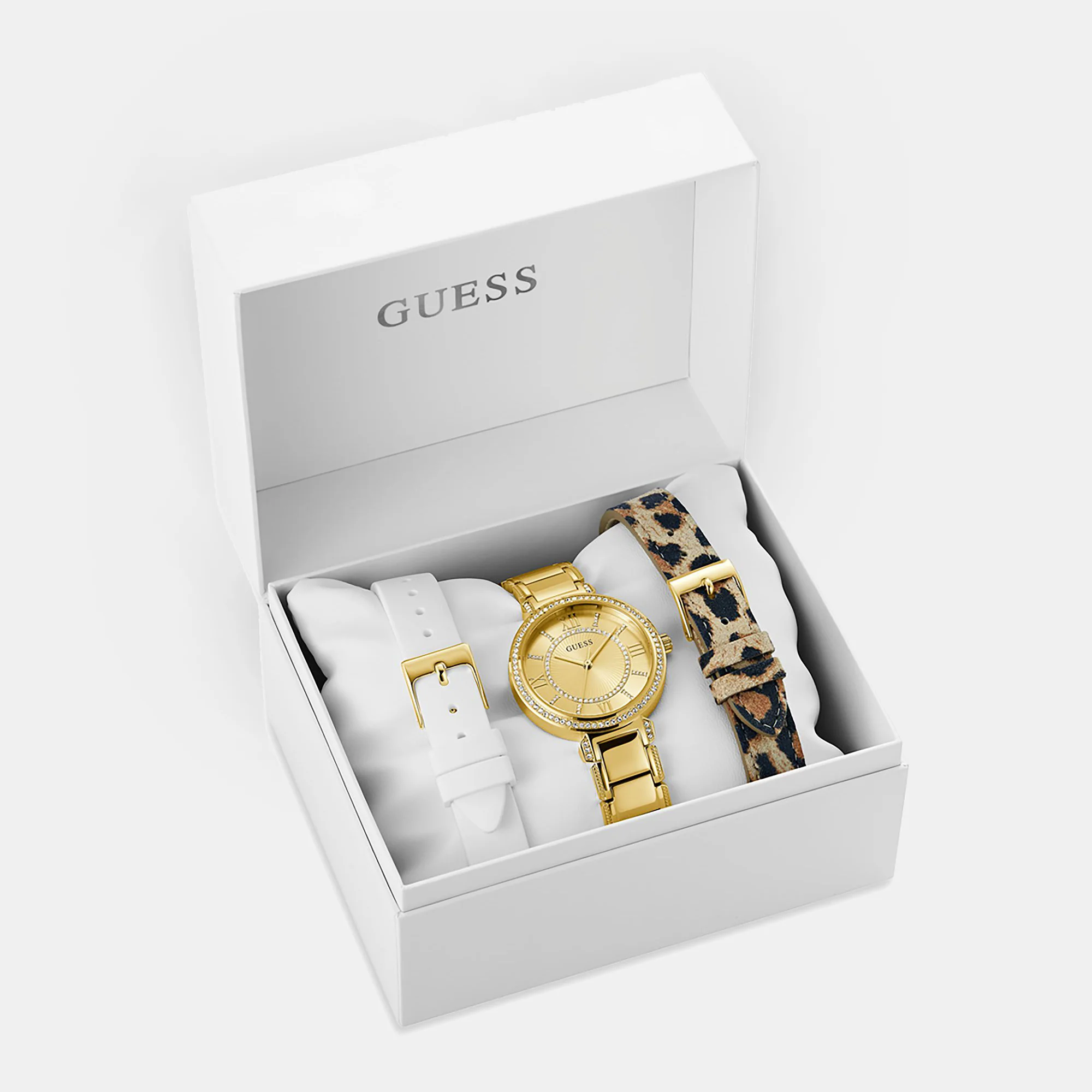 Montage Women Quartz Champagne Dial Analog Stainless Steel Watch GW0588L1 - Image 2