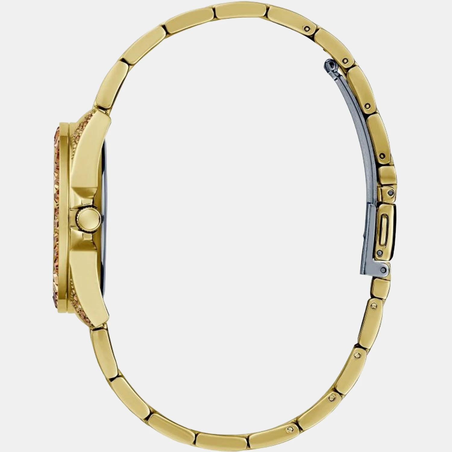 Opaline Women Quartz Gold Dial Analog Stainless Steel Watch GW0475L1 - Image 3