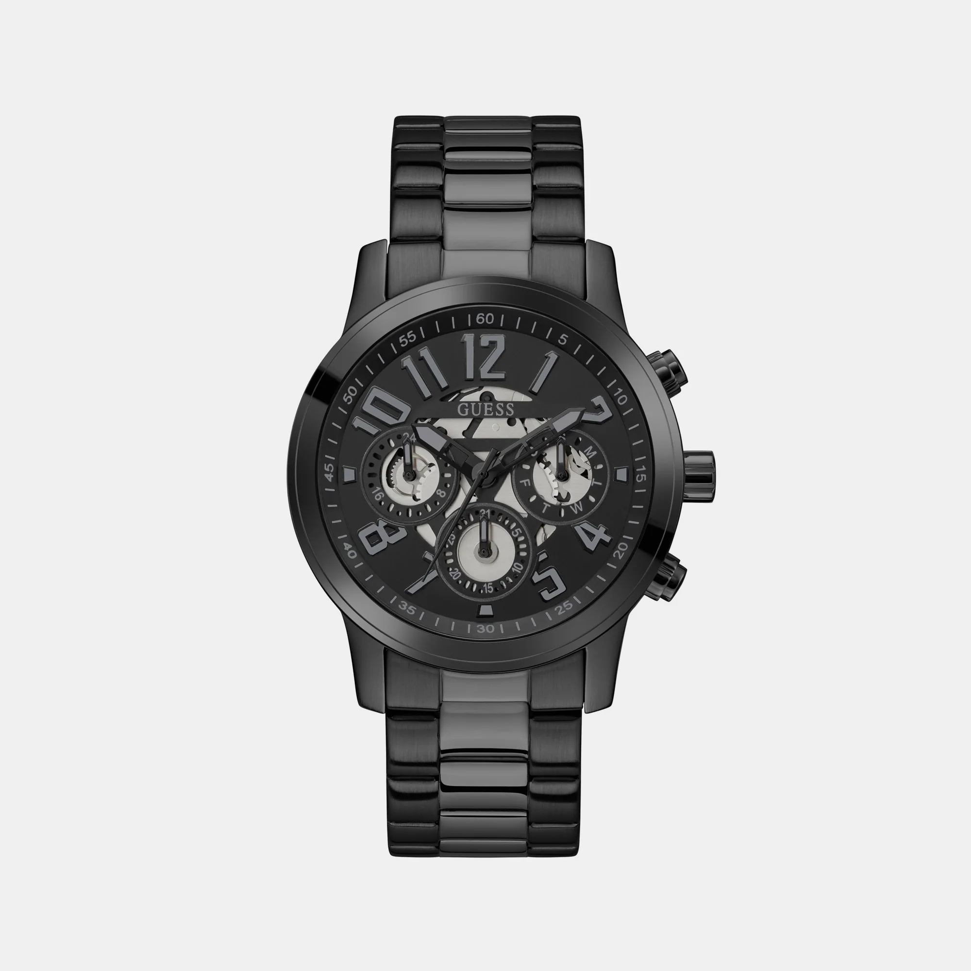 Parker Men Quartz Black Dial Chronograph Stainless Steel Watch GW0627G3 - Image 2