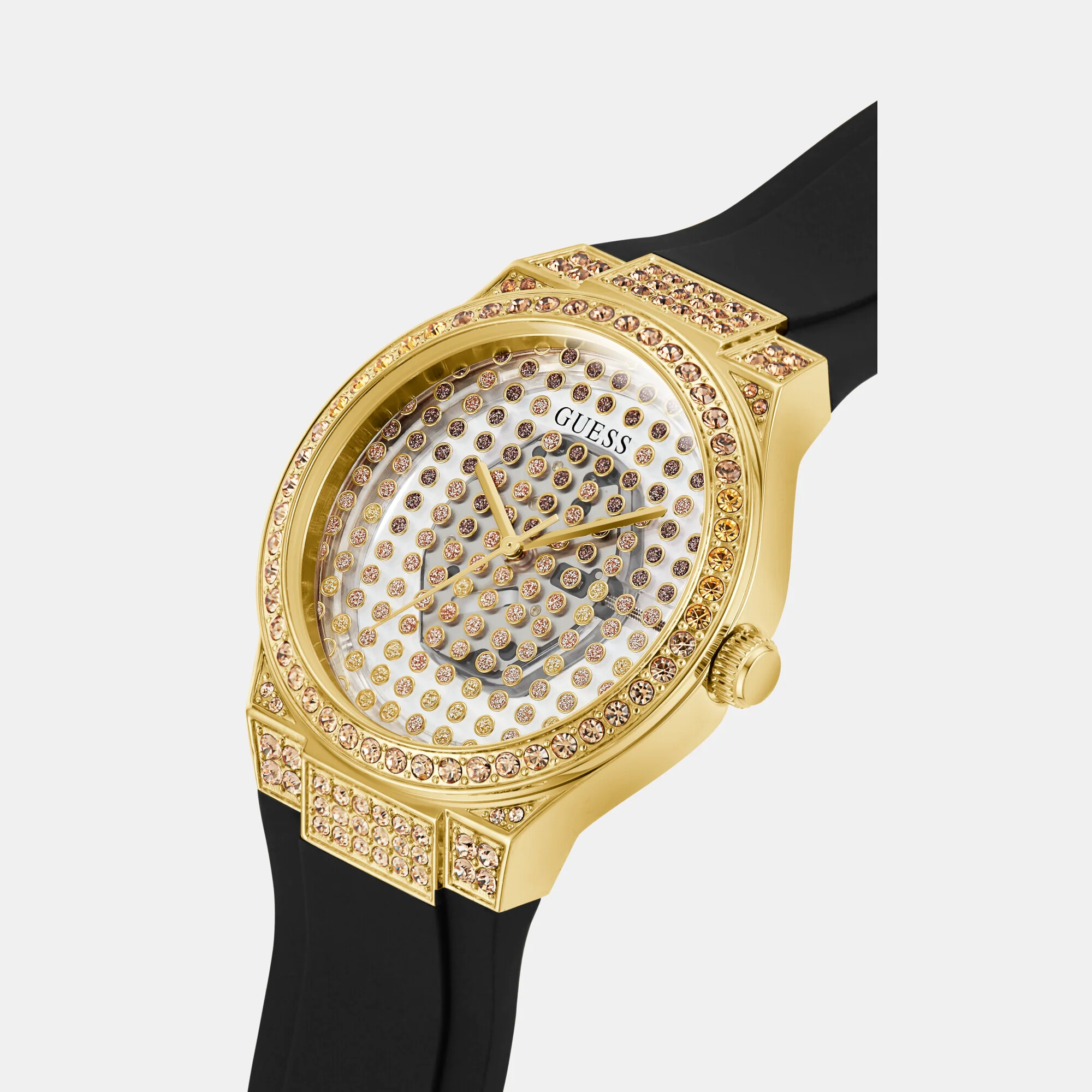 Radiance Women Quartz Clear Dial Analog Silicone Watch GW0482L1 - Image 4
